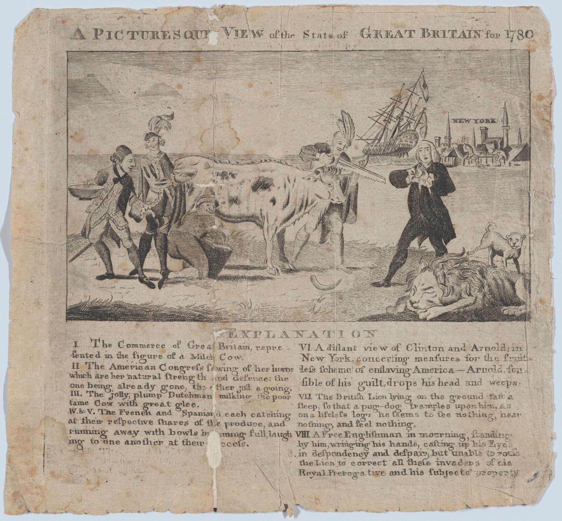 A Picturesque View of the State of Great Britain for 1780 by Anonymous