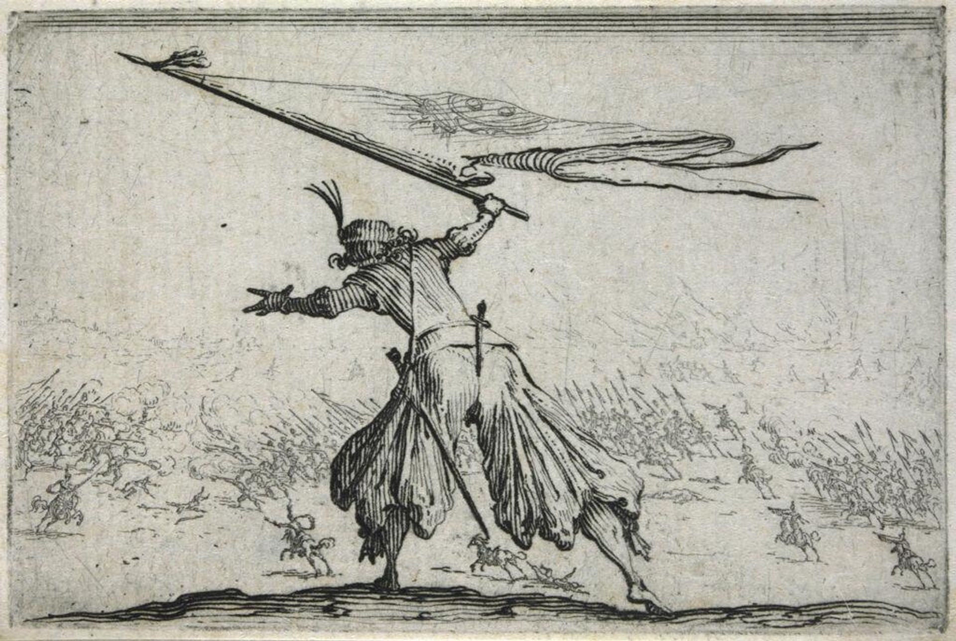 Standard Bearer by Jacques Callot