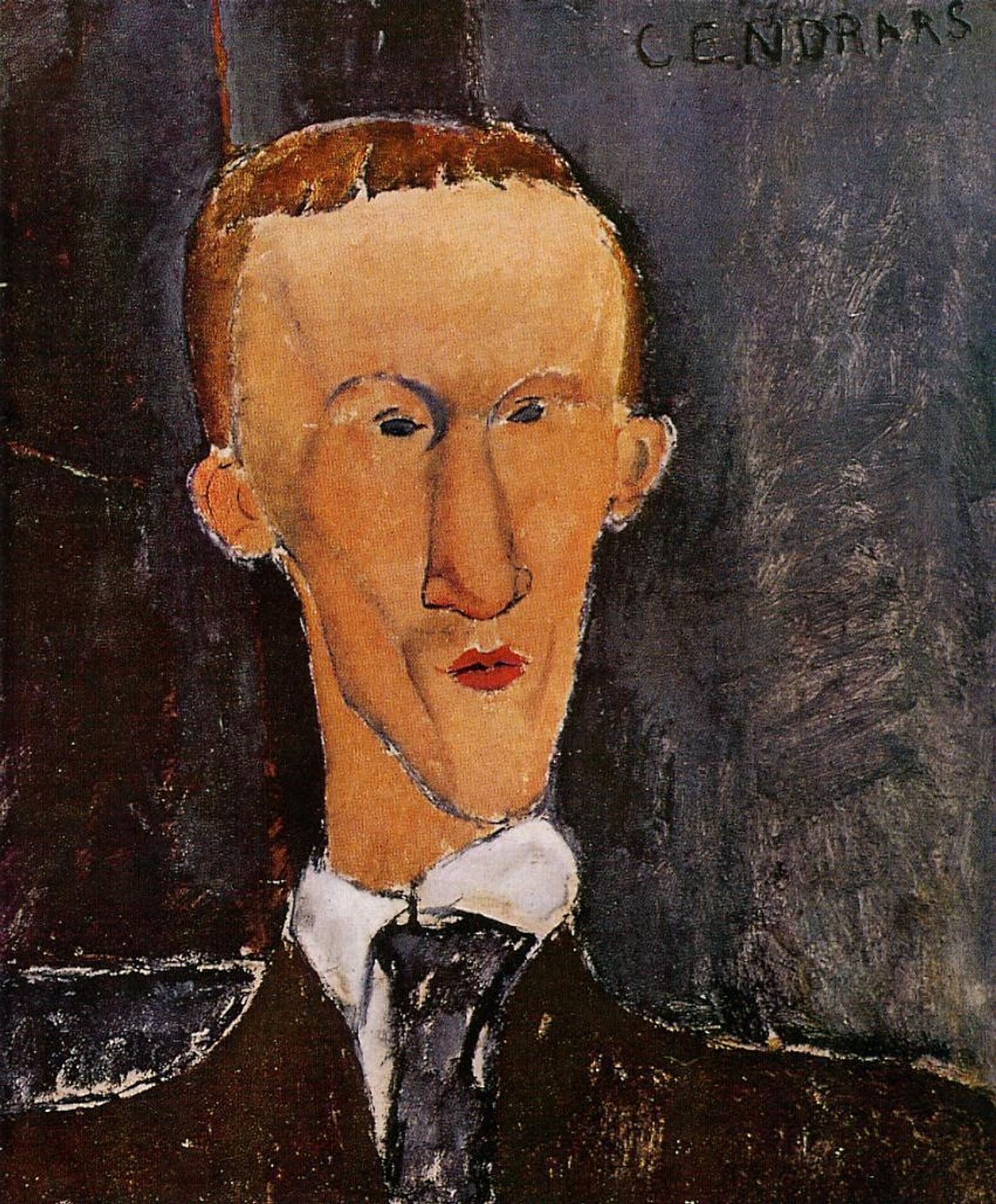 Portrait of Blaise Cendrars by Amedeo Modigliani