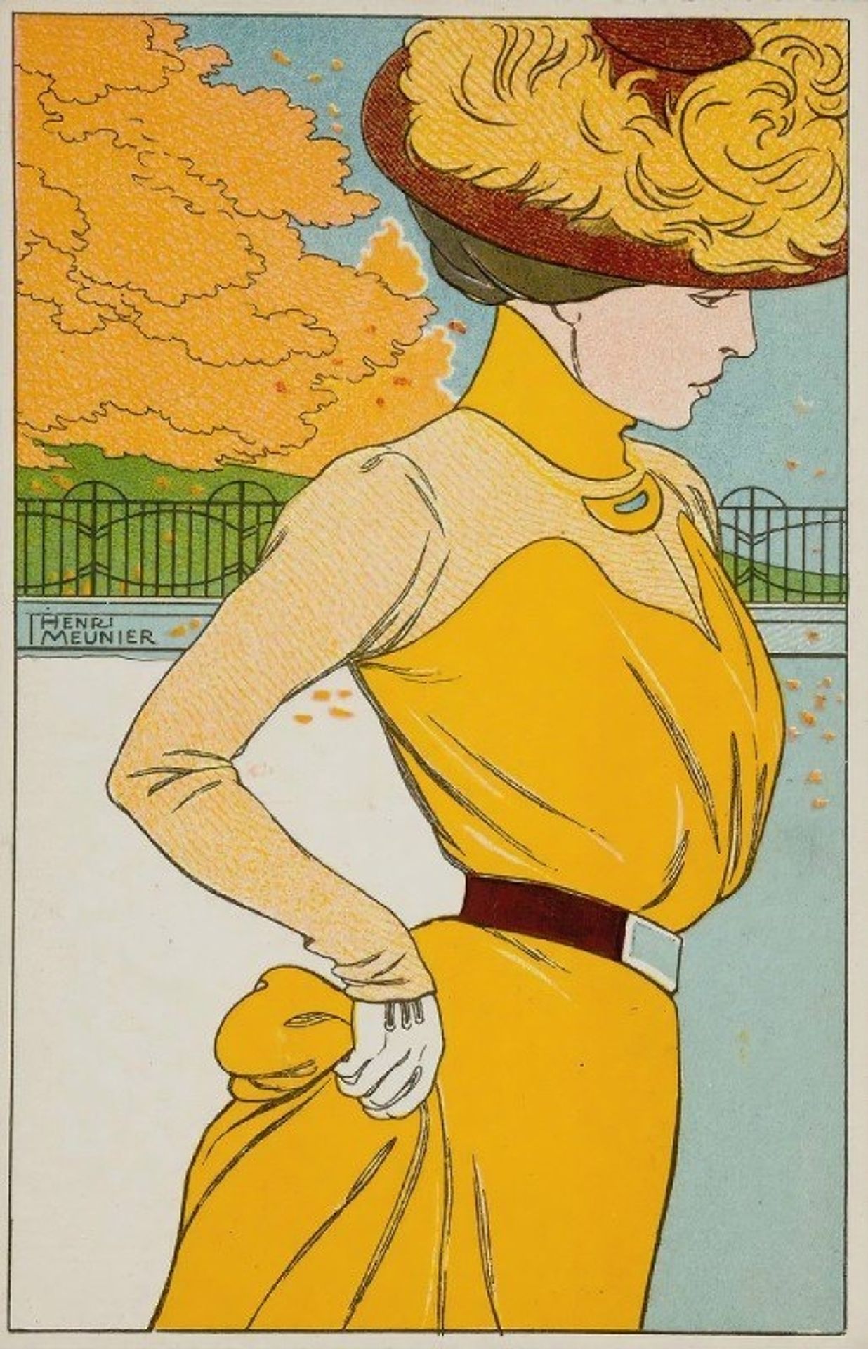Taking a walk by Georges Meunier