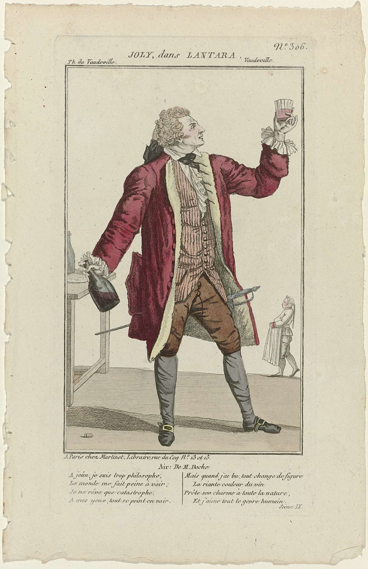 Petite Galerie Dramatique, 1796-1843, No. 306: Joly, dans Lantara by Pierre Maleuvre