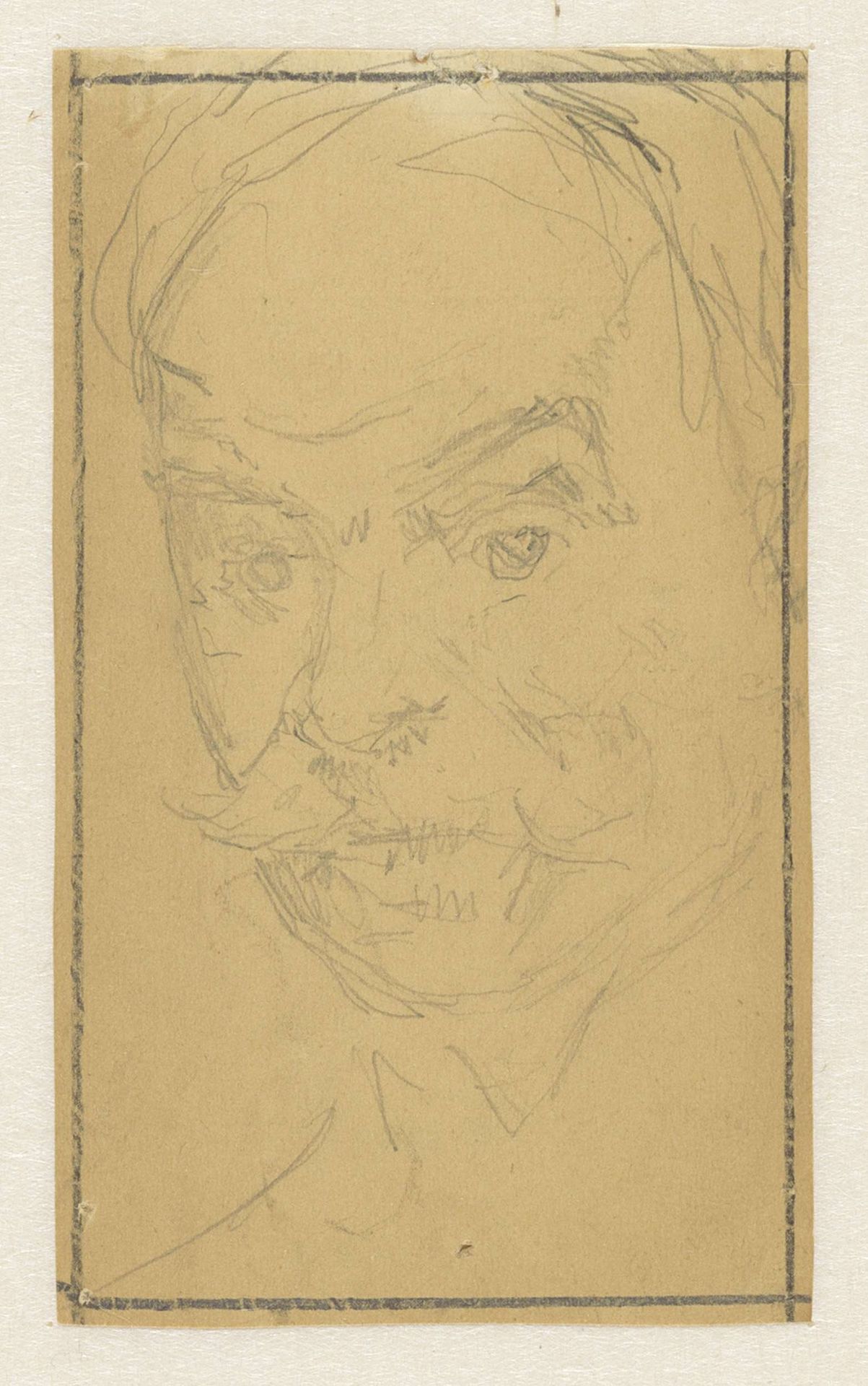 Mansportret, Hofstede de Groot (?) by Jan Veth
