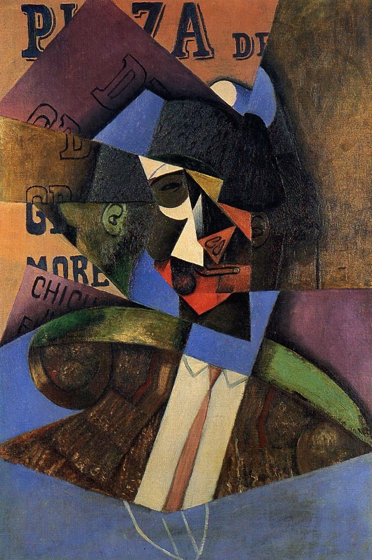 The Bull Fighter by Juan Gris