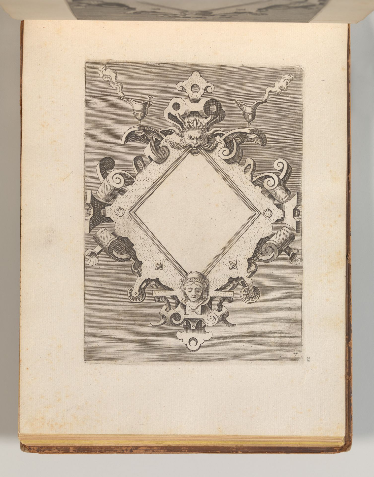 Targhe ed altri ornati di varie e capricciose invenzioni (Cartouches and other ornaments of various and capricious invention, page 24) by Hans Vredeman de Vries