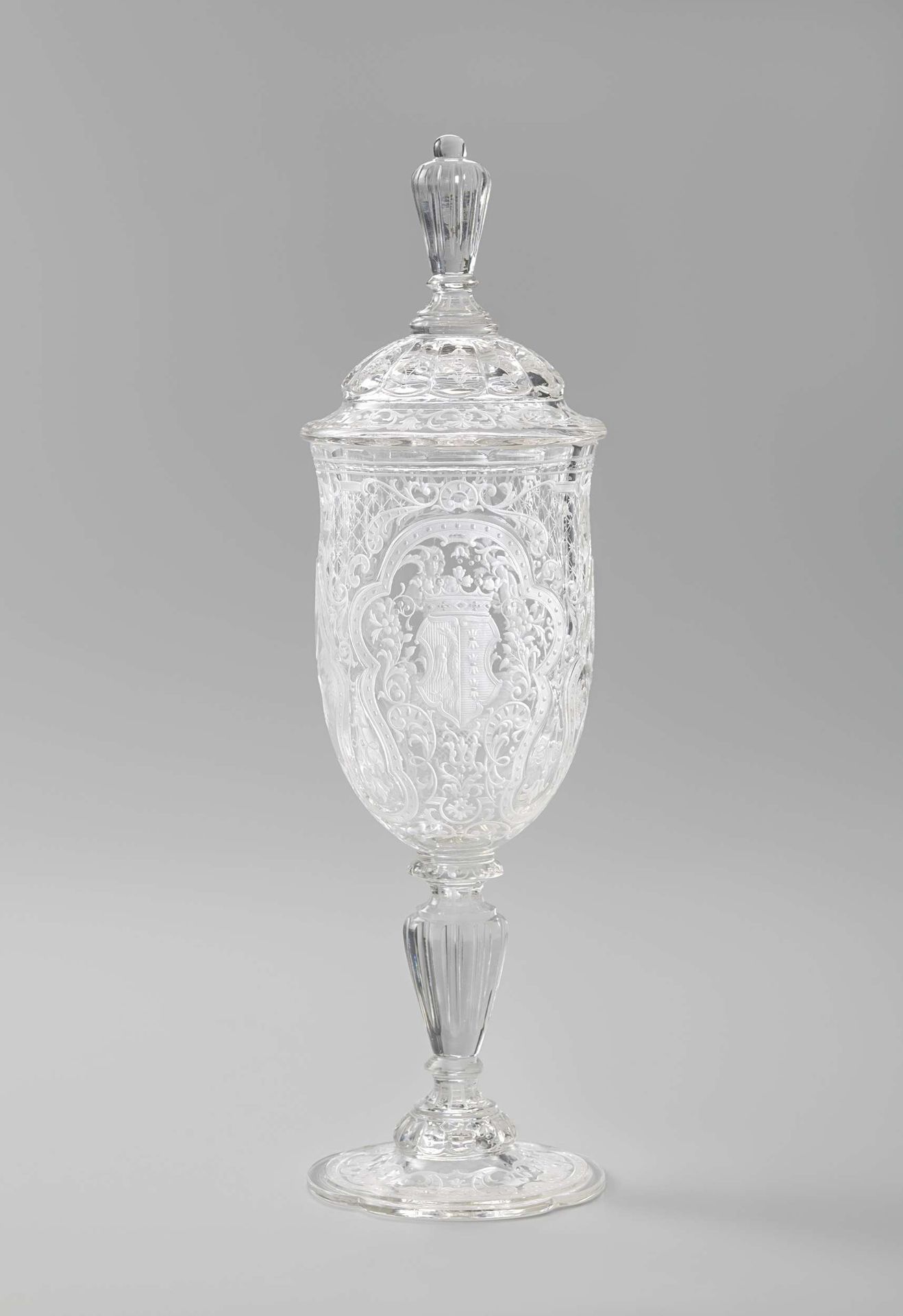 Goblet with cover by J. & L. Lobmeyr