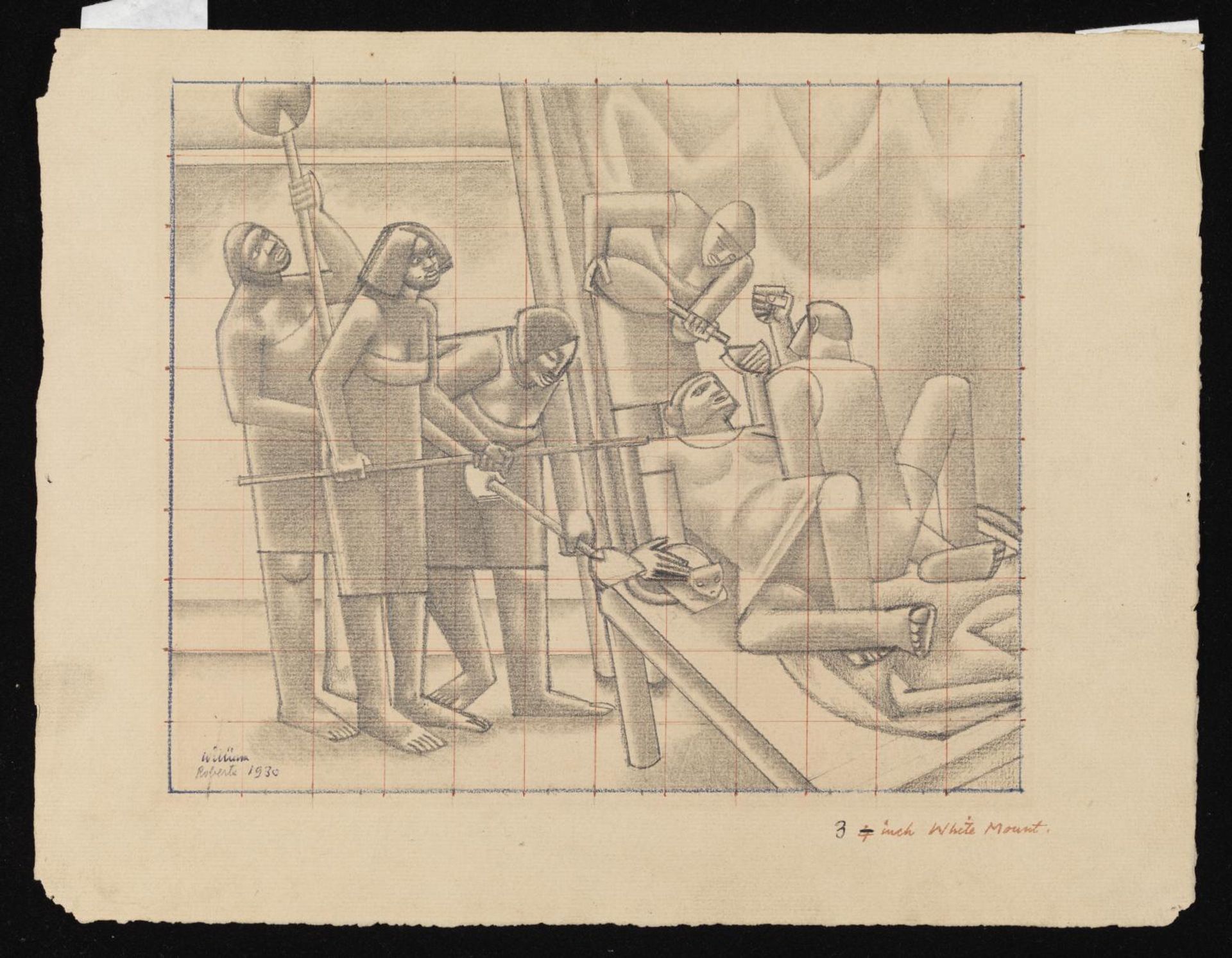 Study for ‘Antony and Cleopatra’ by  William Roberts