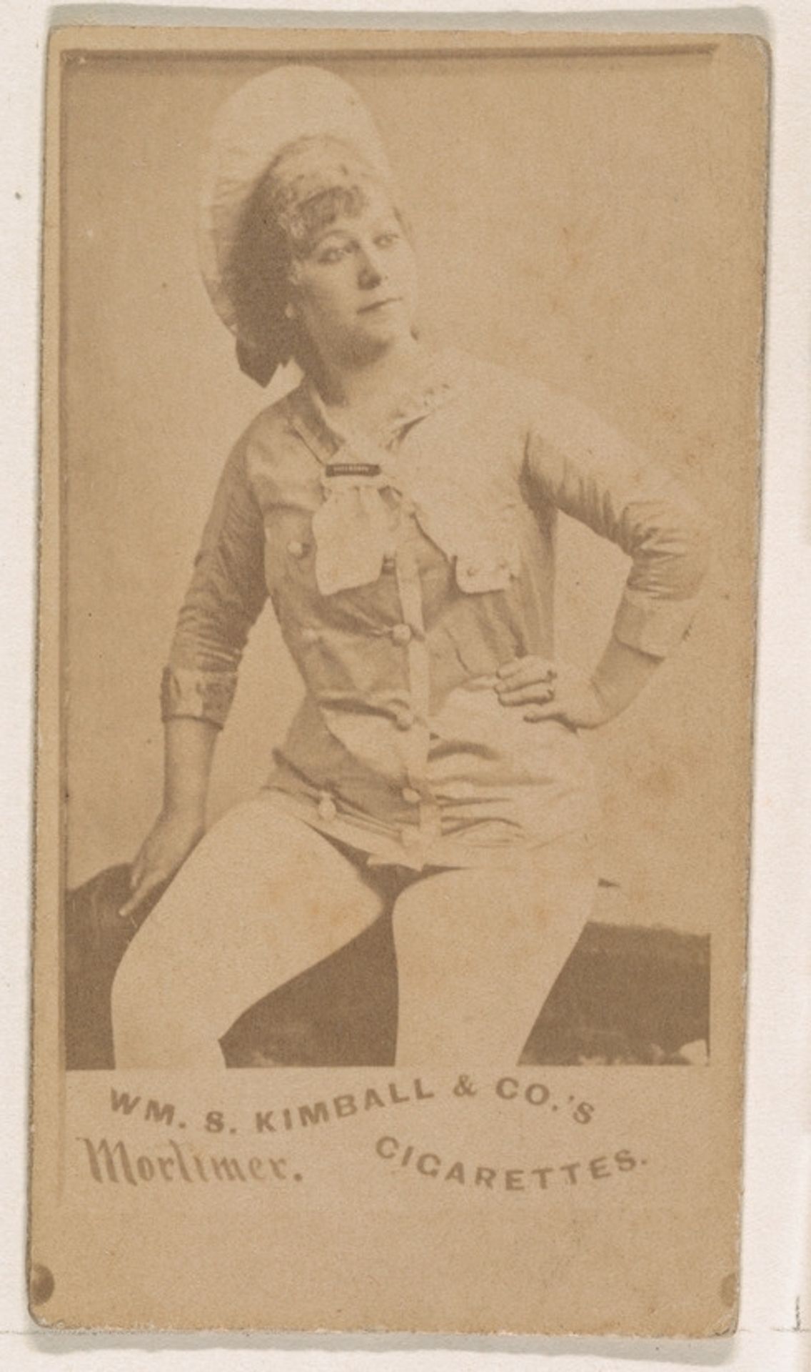 Miss Mortimer, from the Actresses series (N203) issued by Wm. S. Kimball & Co. by William S. Kimball & Company