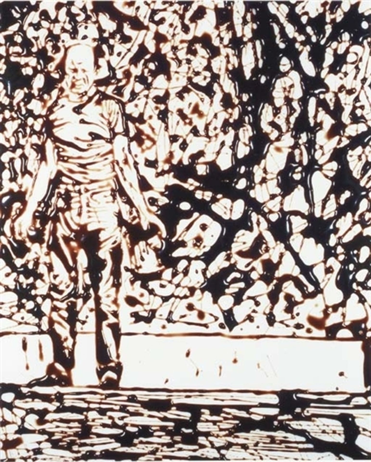 Action Painter (from Pictures of Chocolate) by Vik Muniz