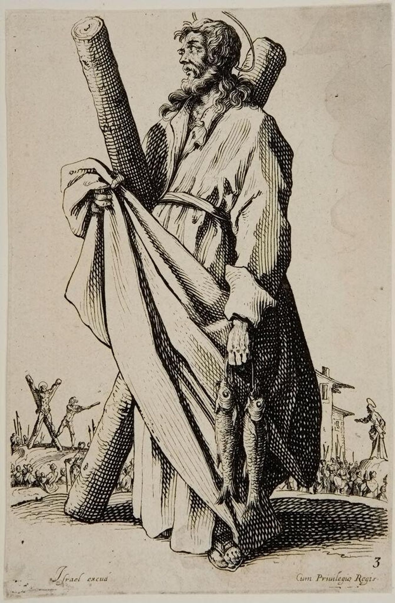 Saint Andrew by Jacques Callot