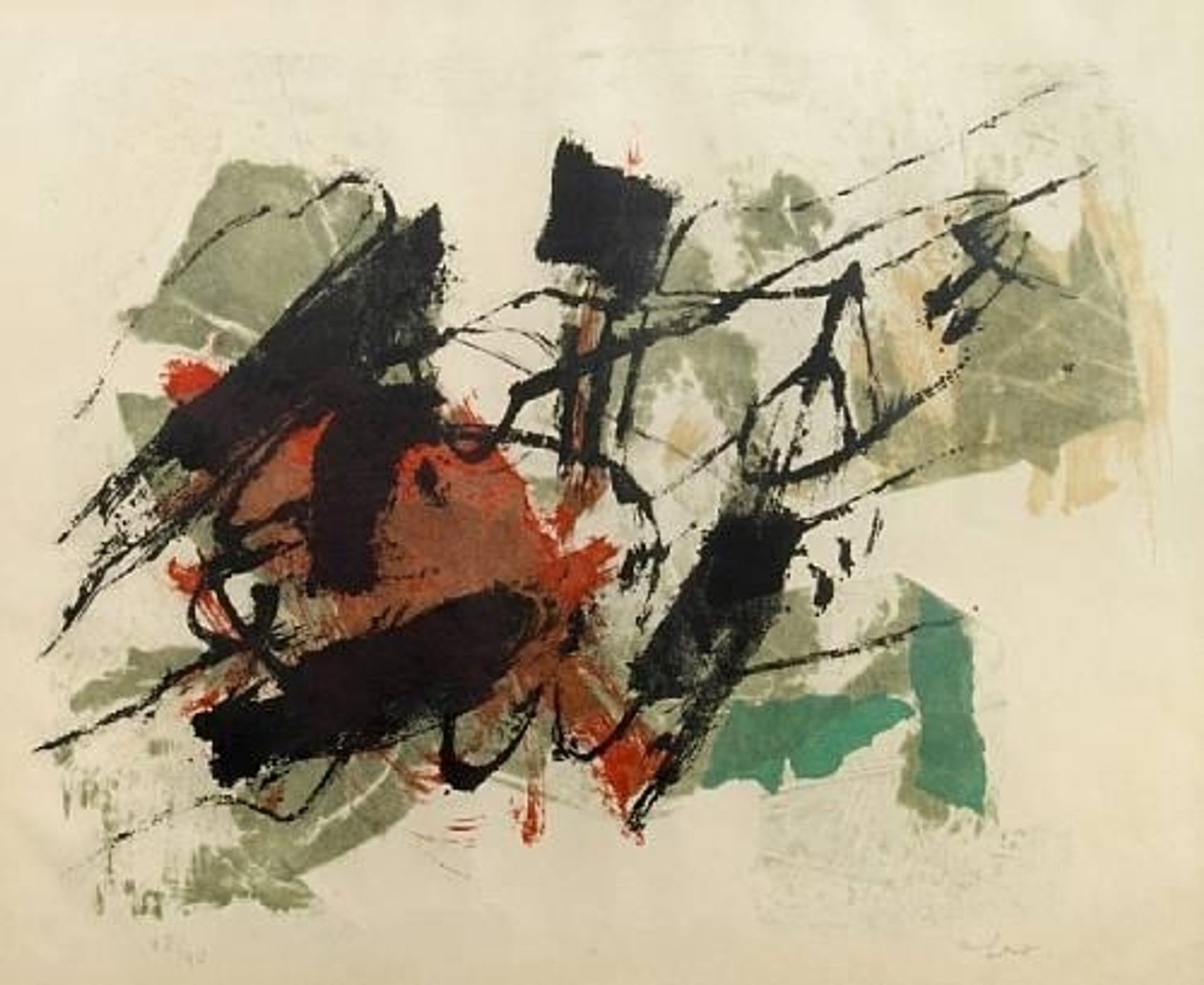 Untitled (Composition) by Afro