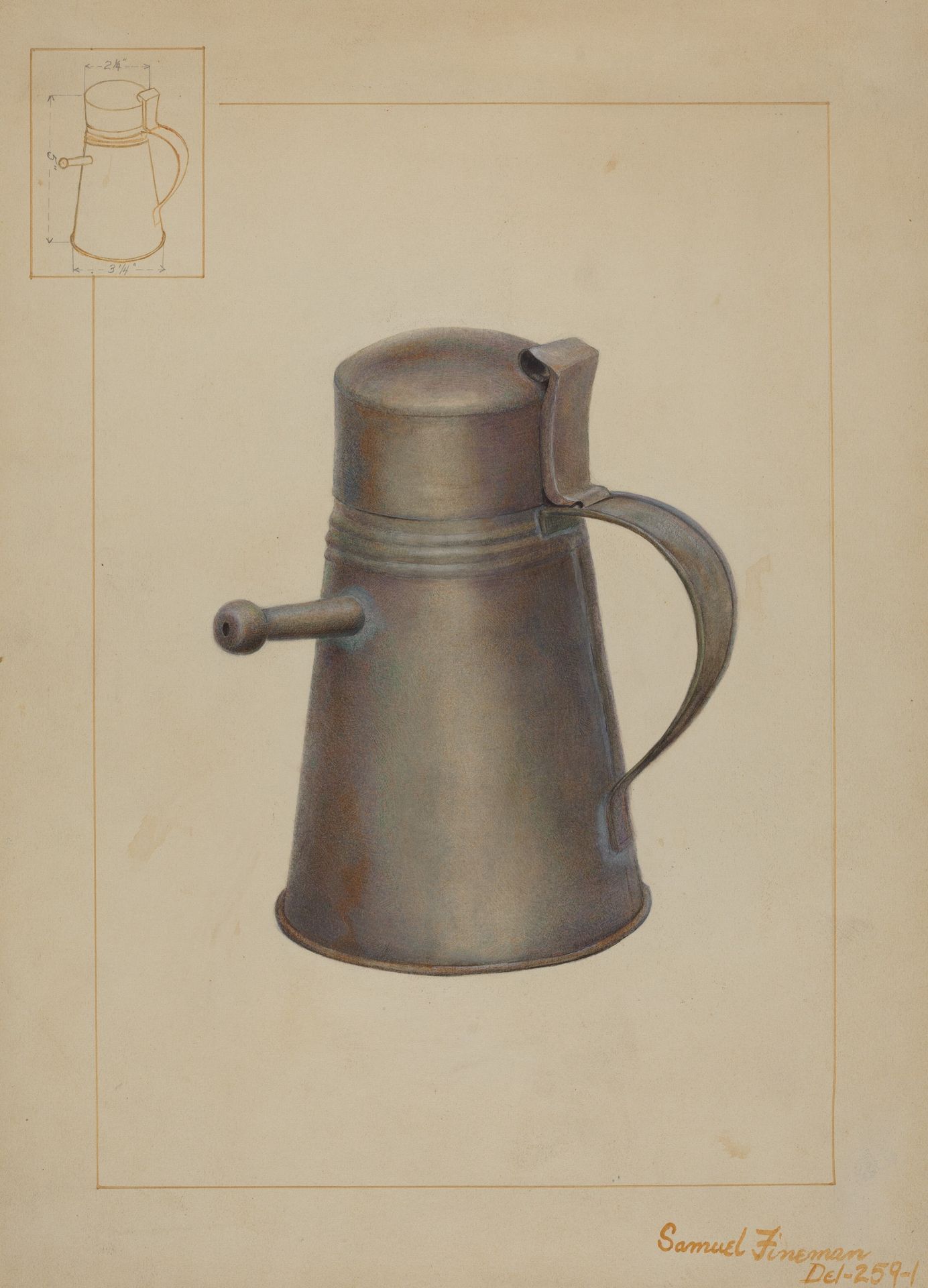 Baby's Feeding Bottle by Samuel Fineman