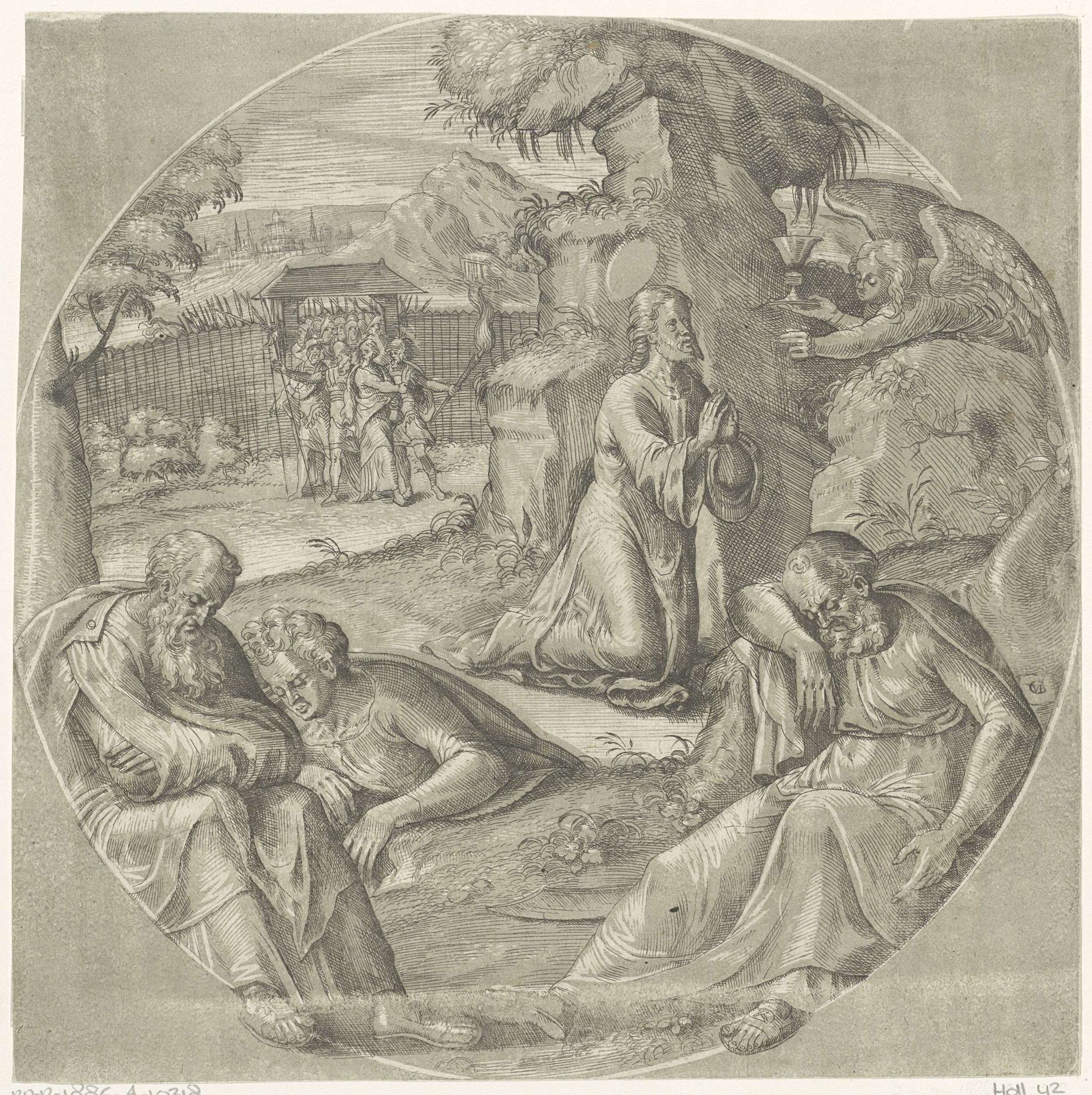Christ on the Mount of Olives by Chrispijn van den Broeck