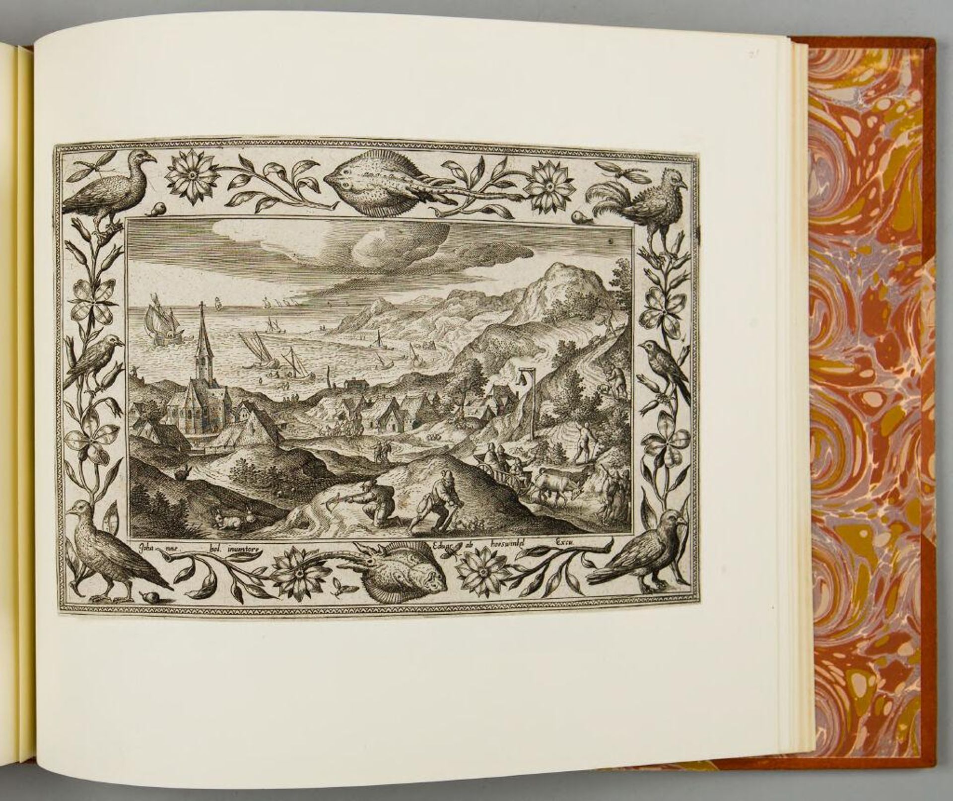 Rabbit Hunt, with Ray-Fish and Birds by Adriaen Collaert
