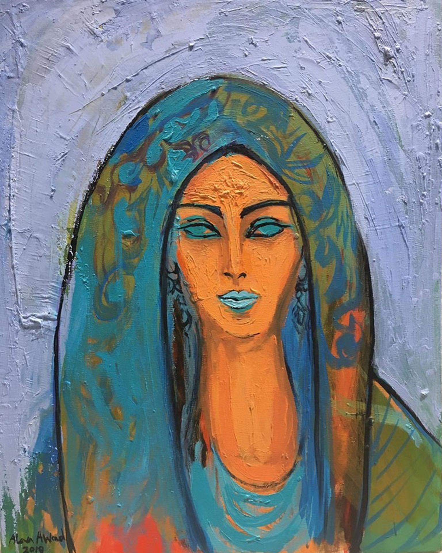 The Blue Eyes by Alaa Awad