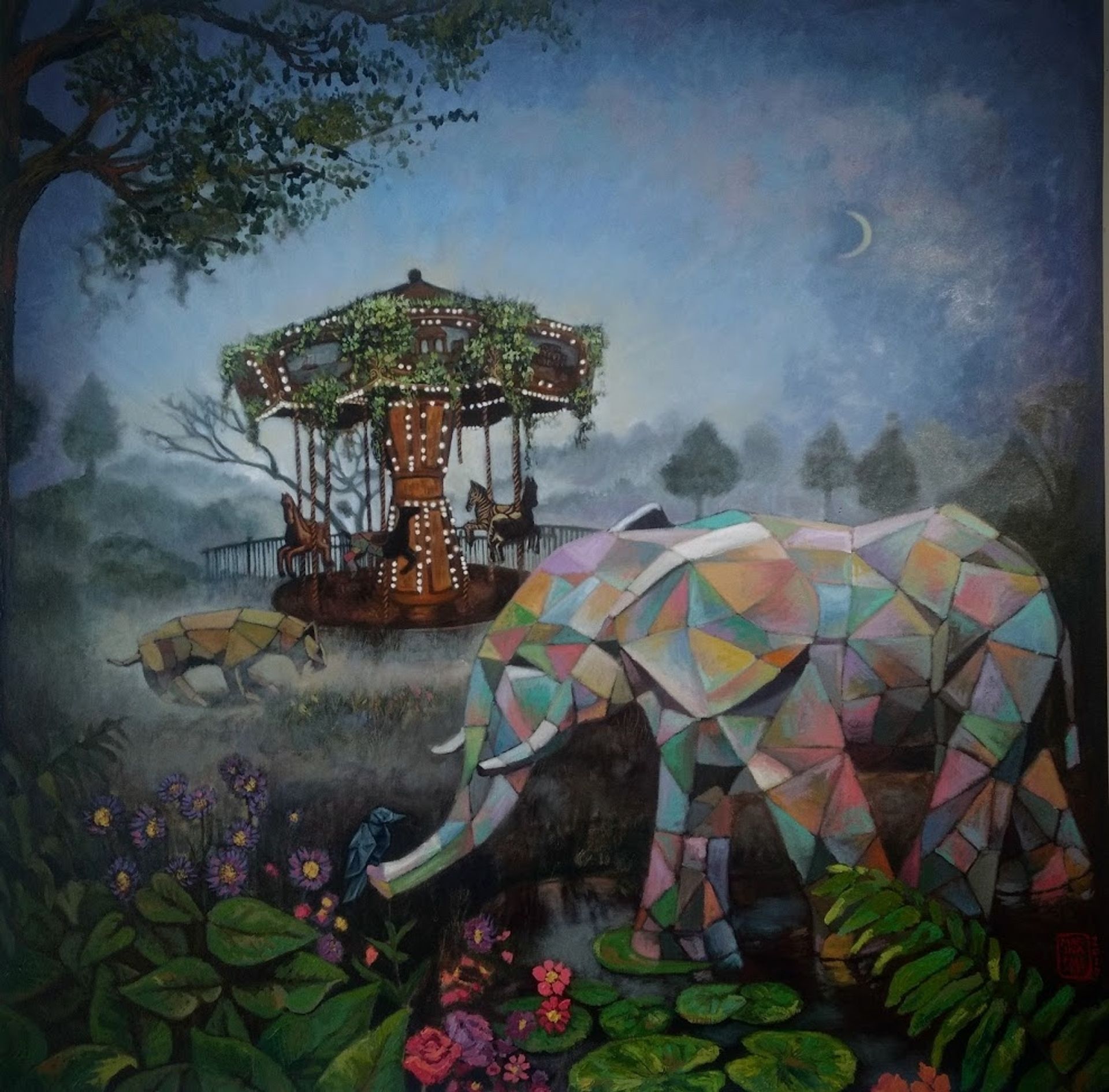 The magic carousel by Marina Pallares