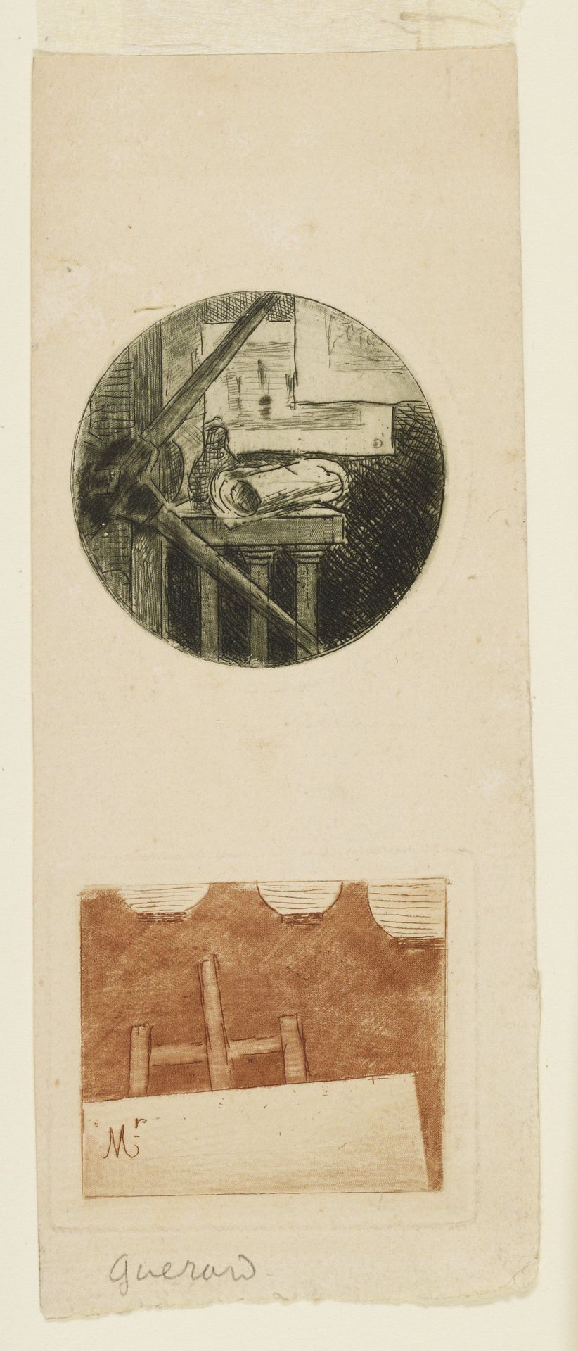 Place Card by Henri-Charles Guérard