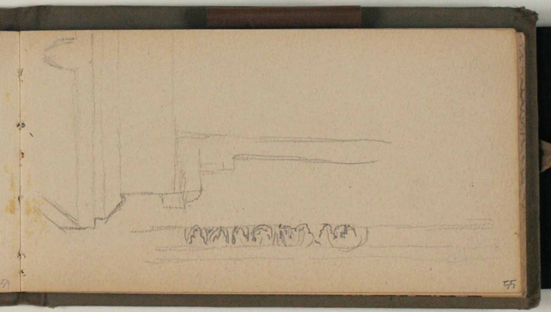 Studier af ornamentik, ramme- og gesimsprofiler by Niels Larsen Stevns