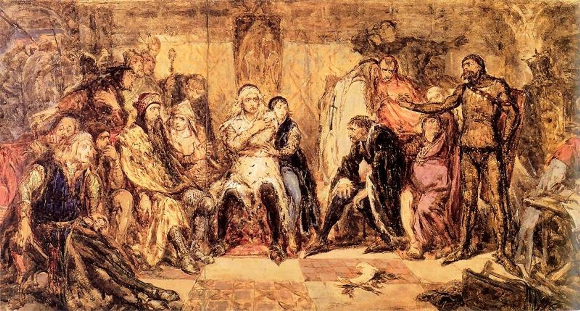 Sejm in Gasawa by Jan Matejko