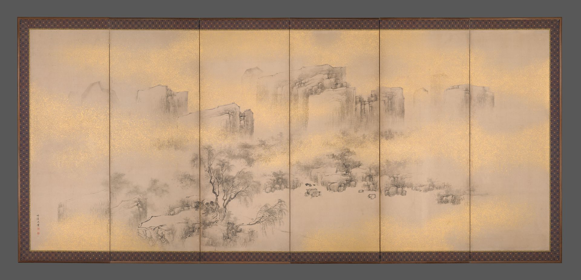 Summer and Autumn Landscapes by Nakabayashi Chikkei