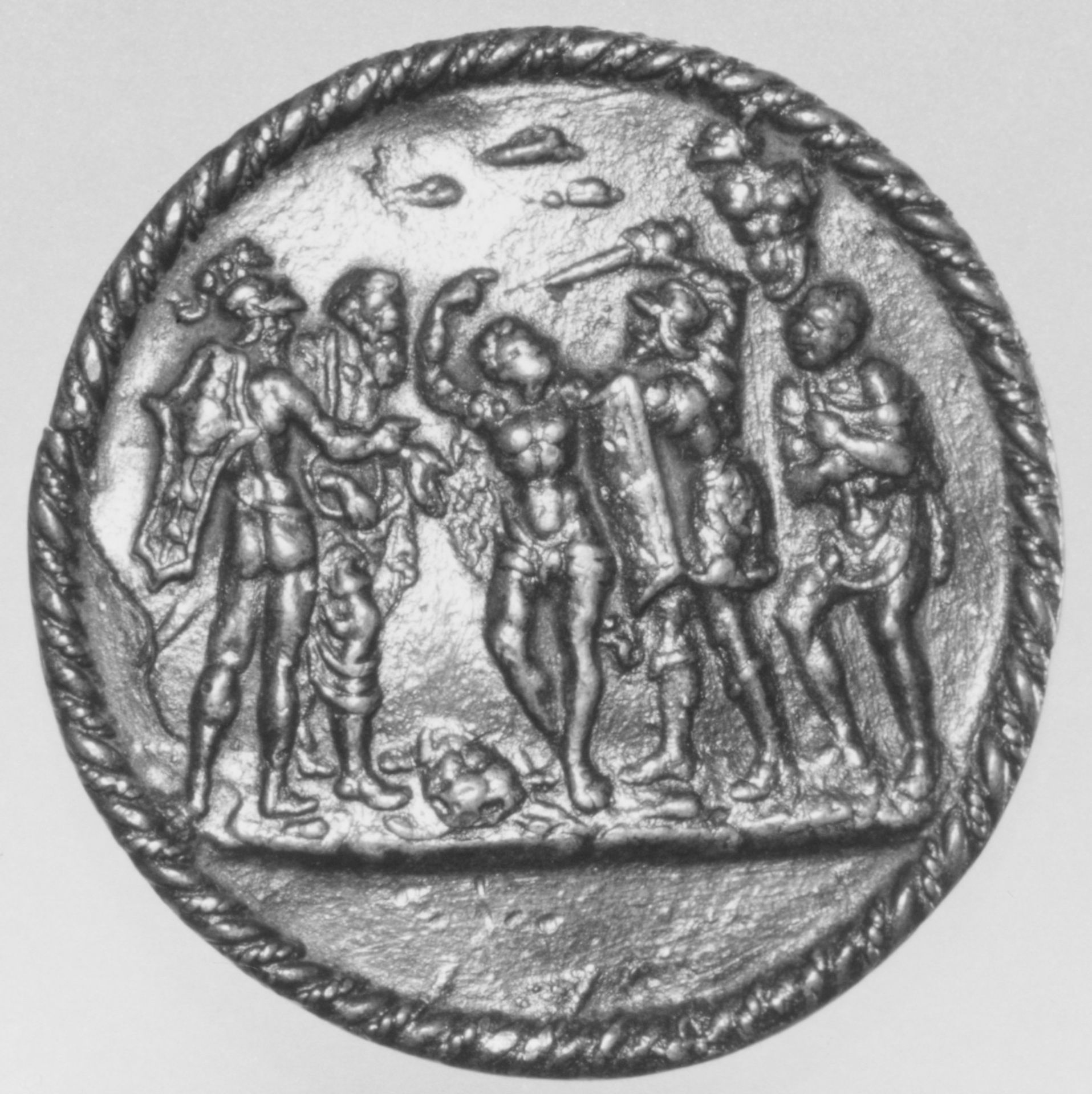 Sacrifice of Iphigenia (?) by Master IO. F.F.