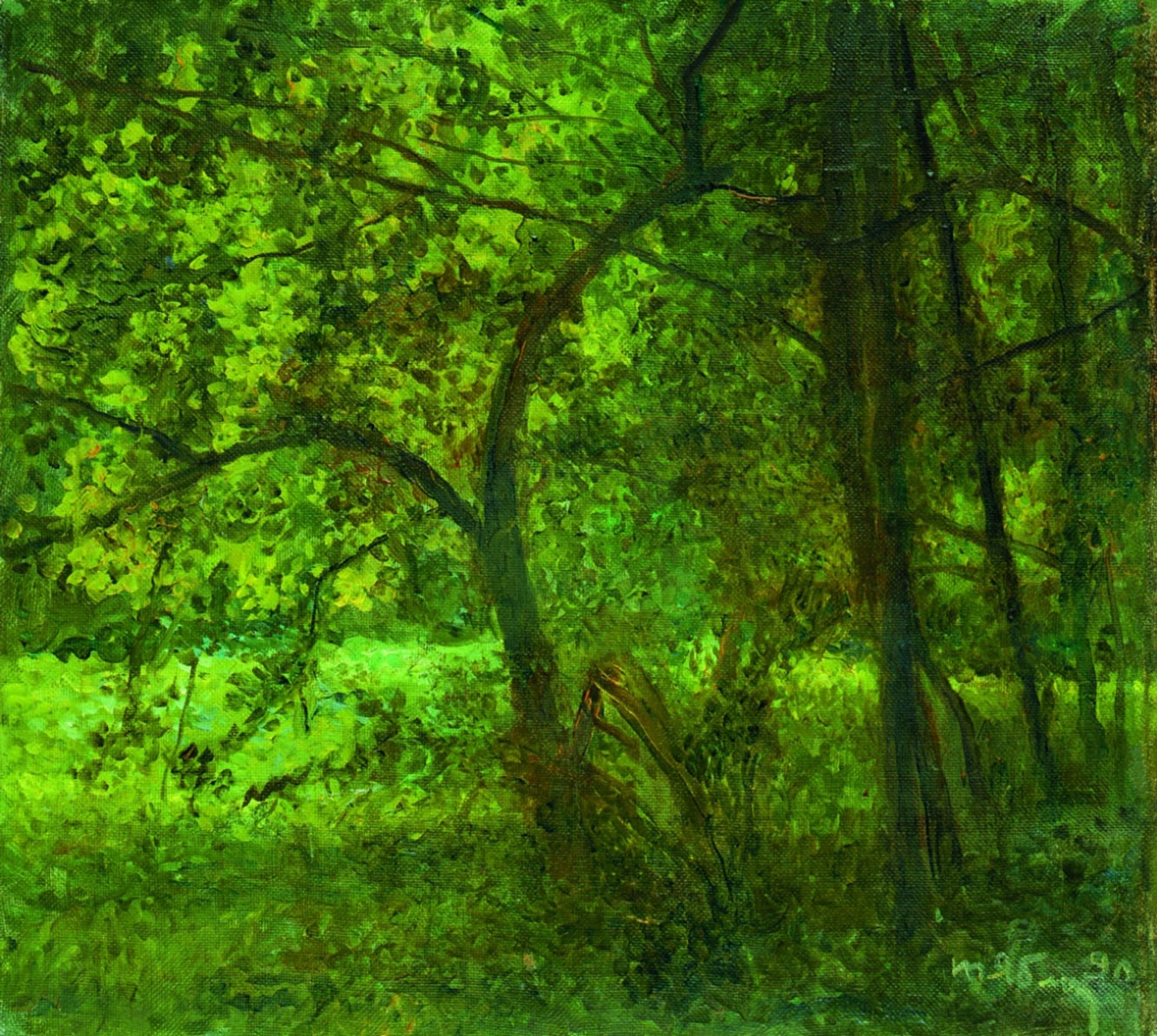Green Grove by Tetyana Yablonska