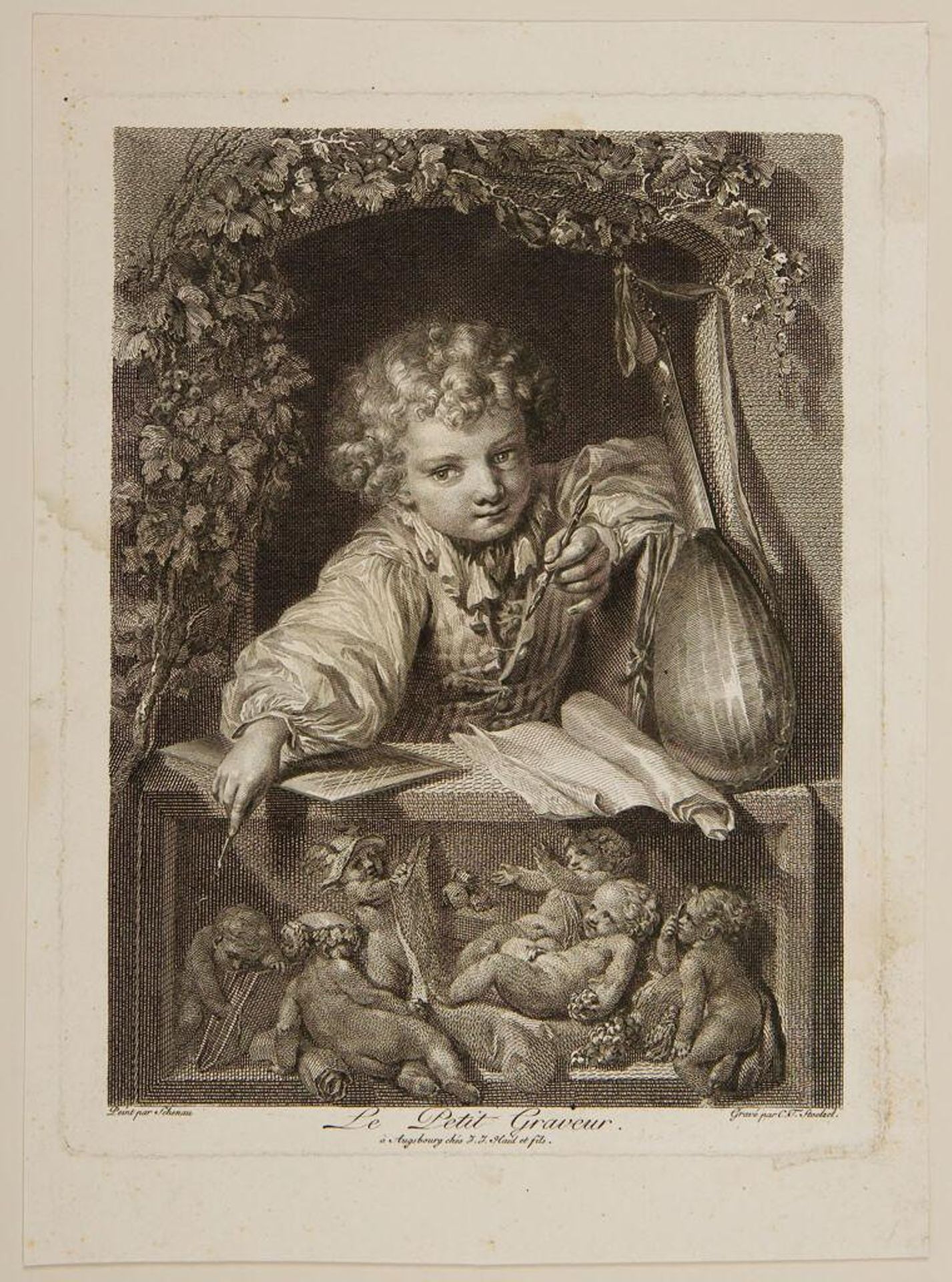 The Little Engraver by Christian Friedrich