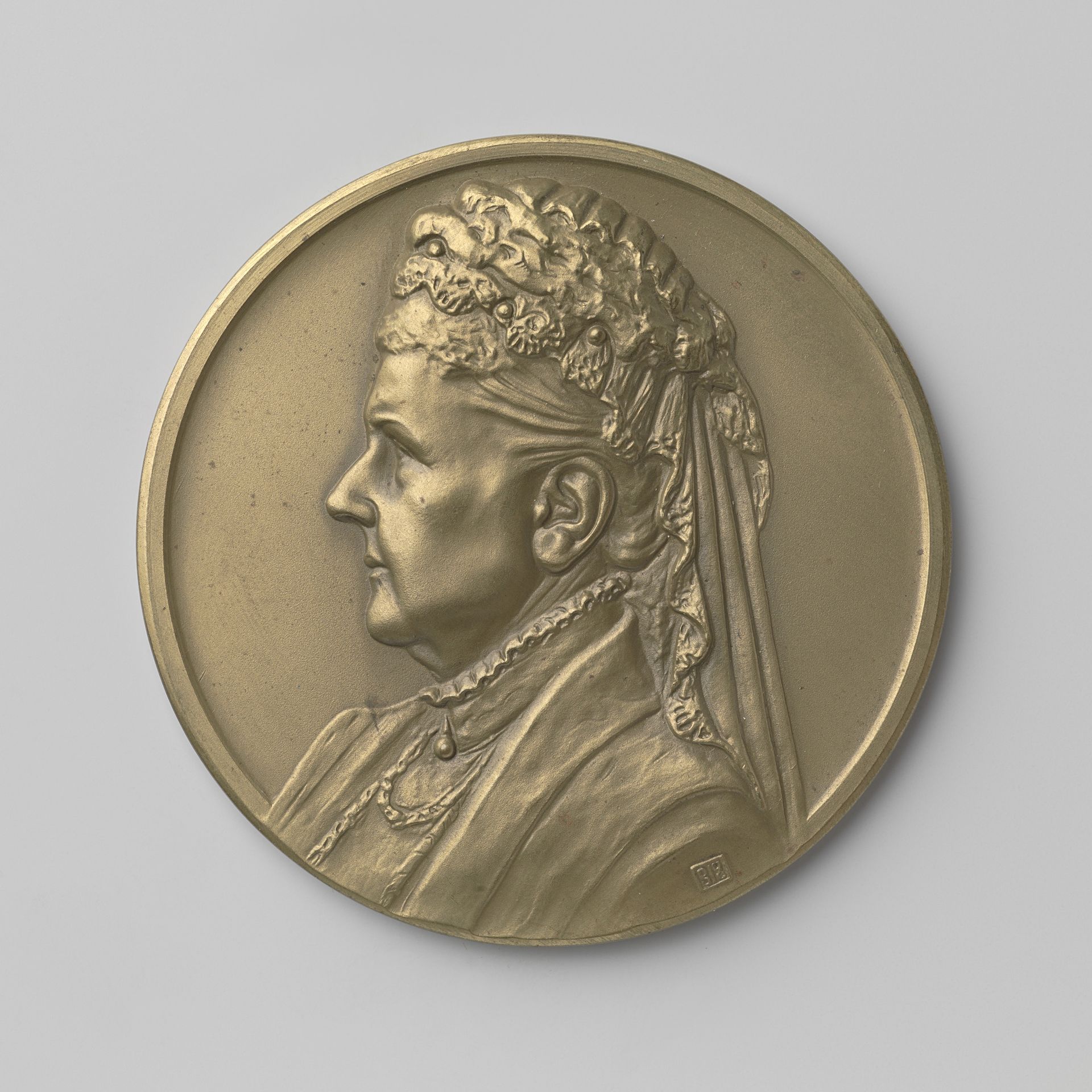 Koningin Emma vijftig jaar in Nederland 1929 by Gerharda Johanna Wilhelmina (Gra) Rueb