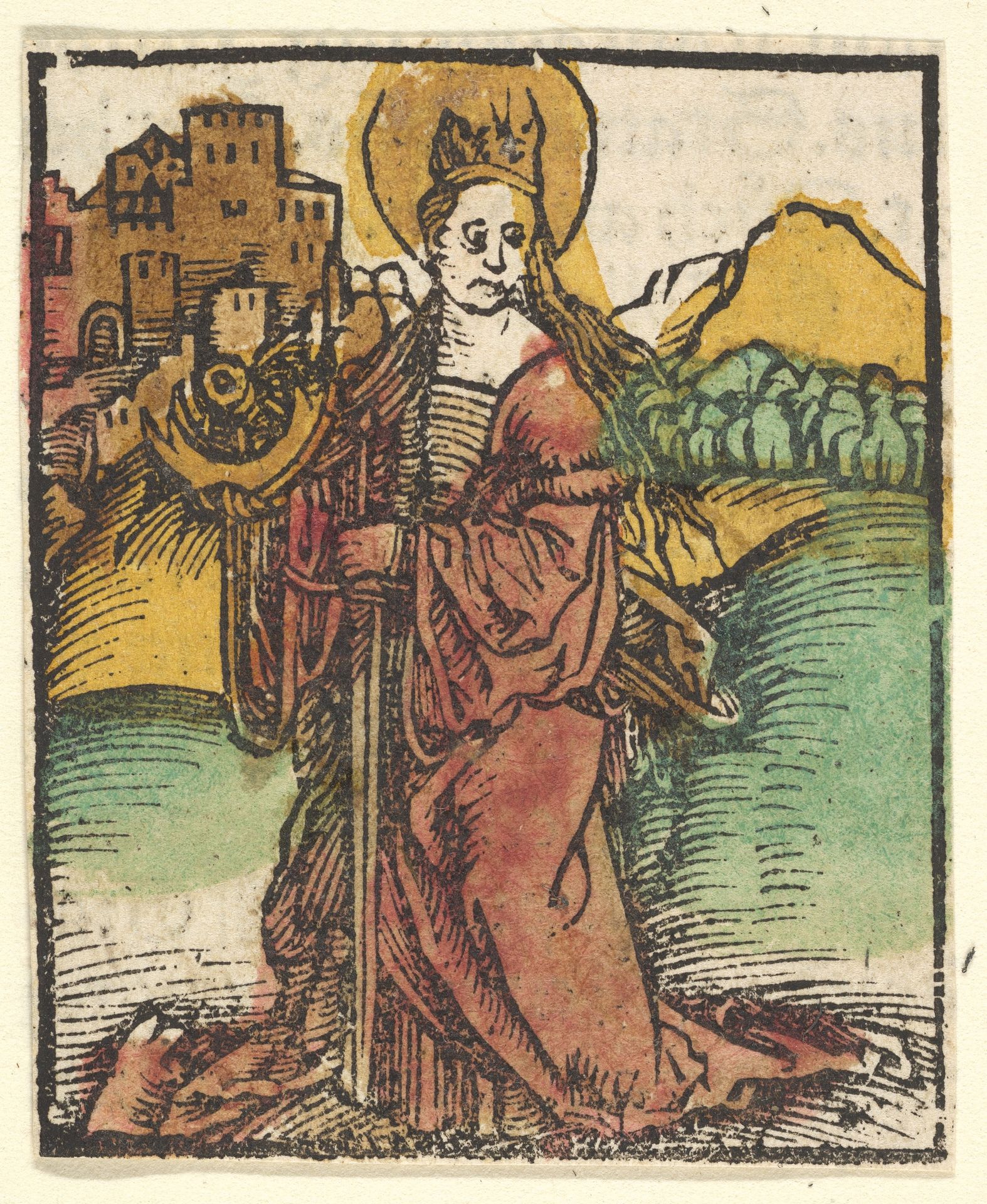 St. Catherine (copy) by Hans Baldung