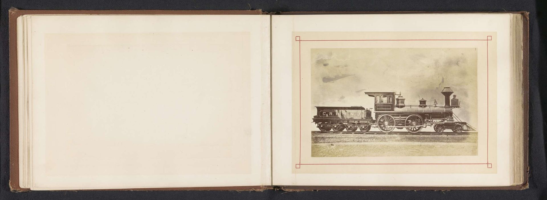Stoomlocomotief by George Gardner Rockwood