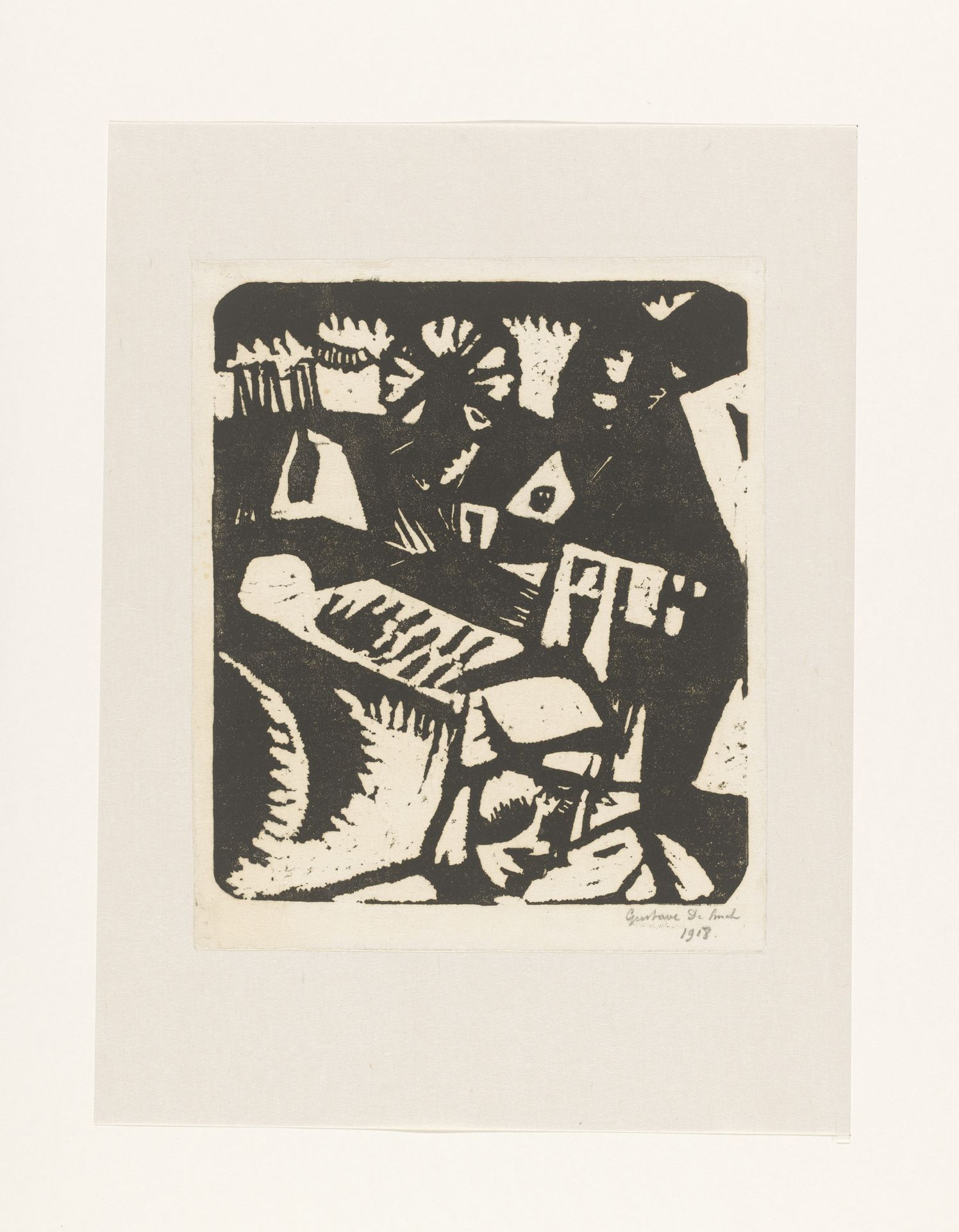 Landschap by Gustave De Smet