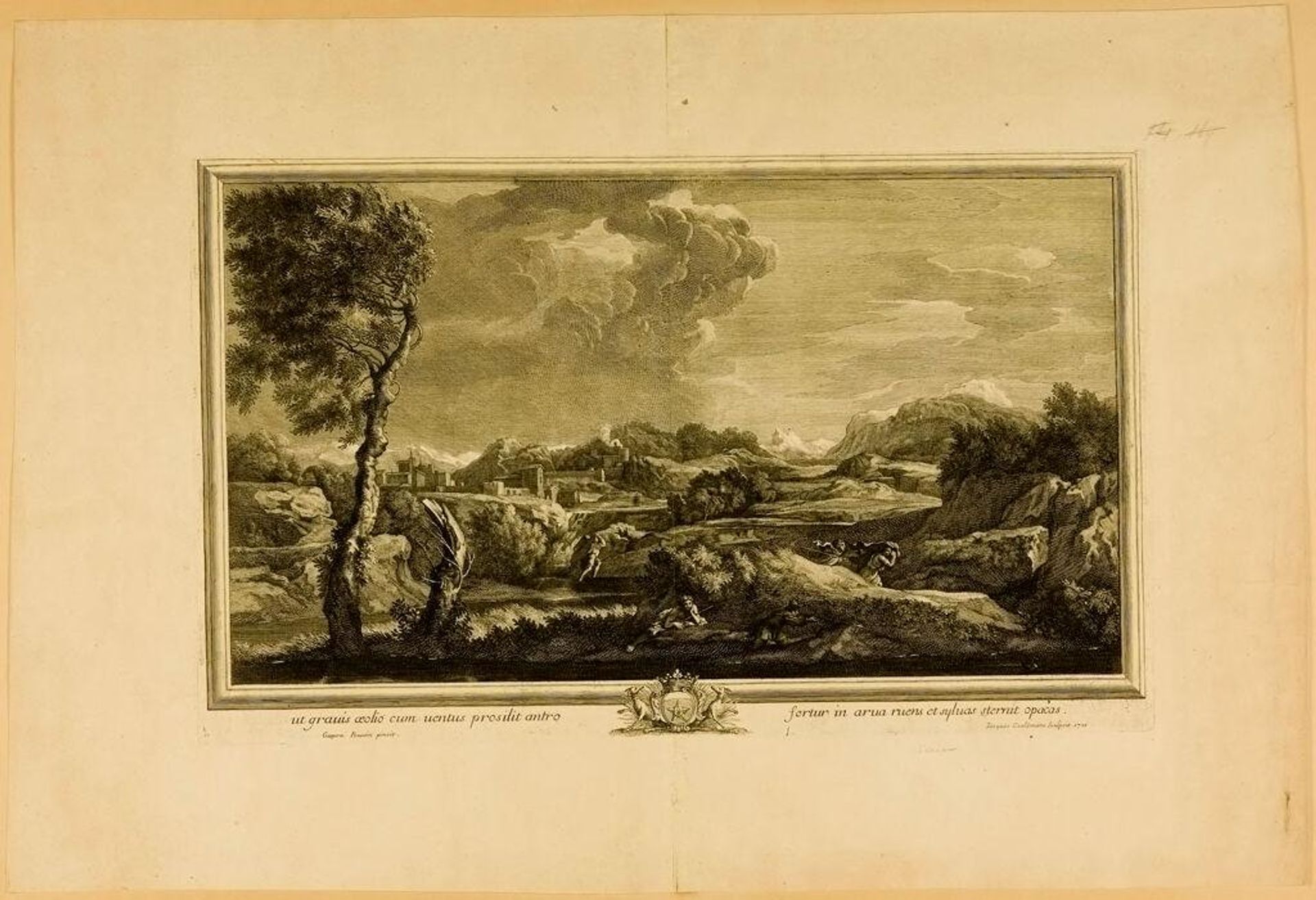 Landscape with a Storm by Jacobus Coelemans