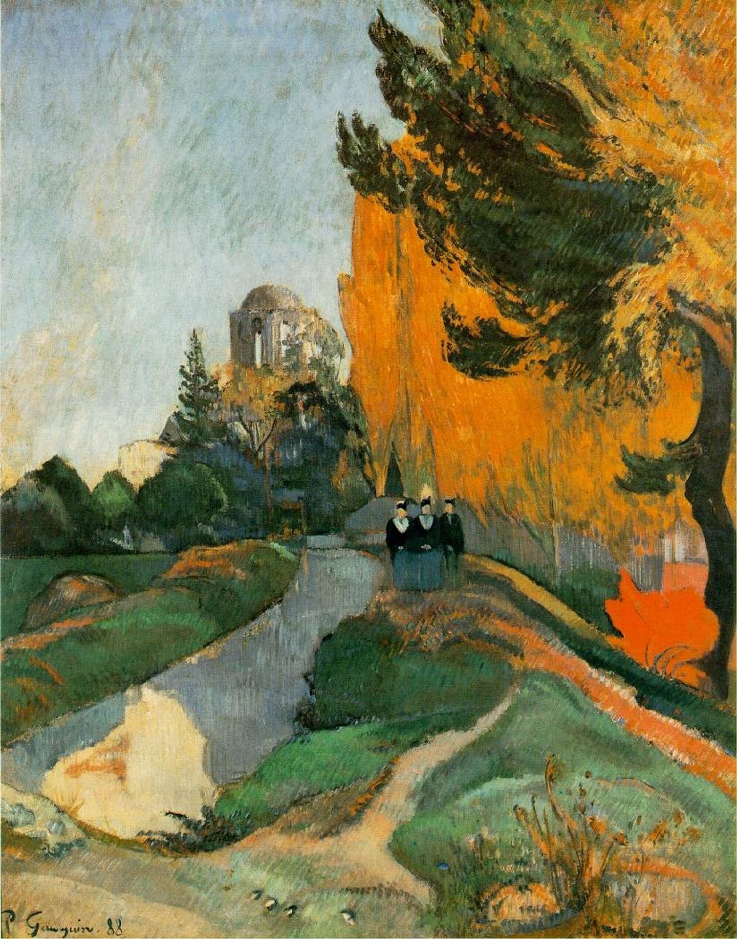 Les Alyscamps by Paul Gauguin