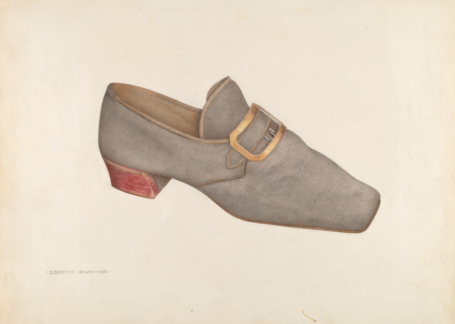 Man's Shoe by Dorothy Dwin