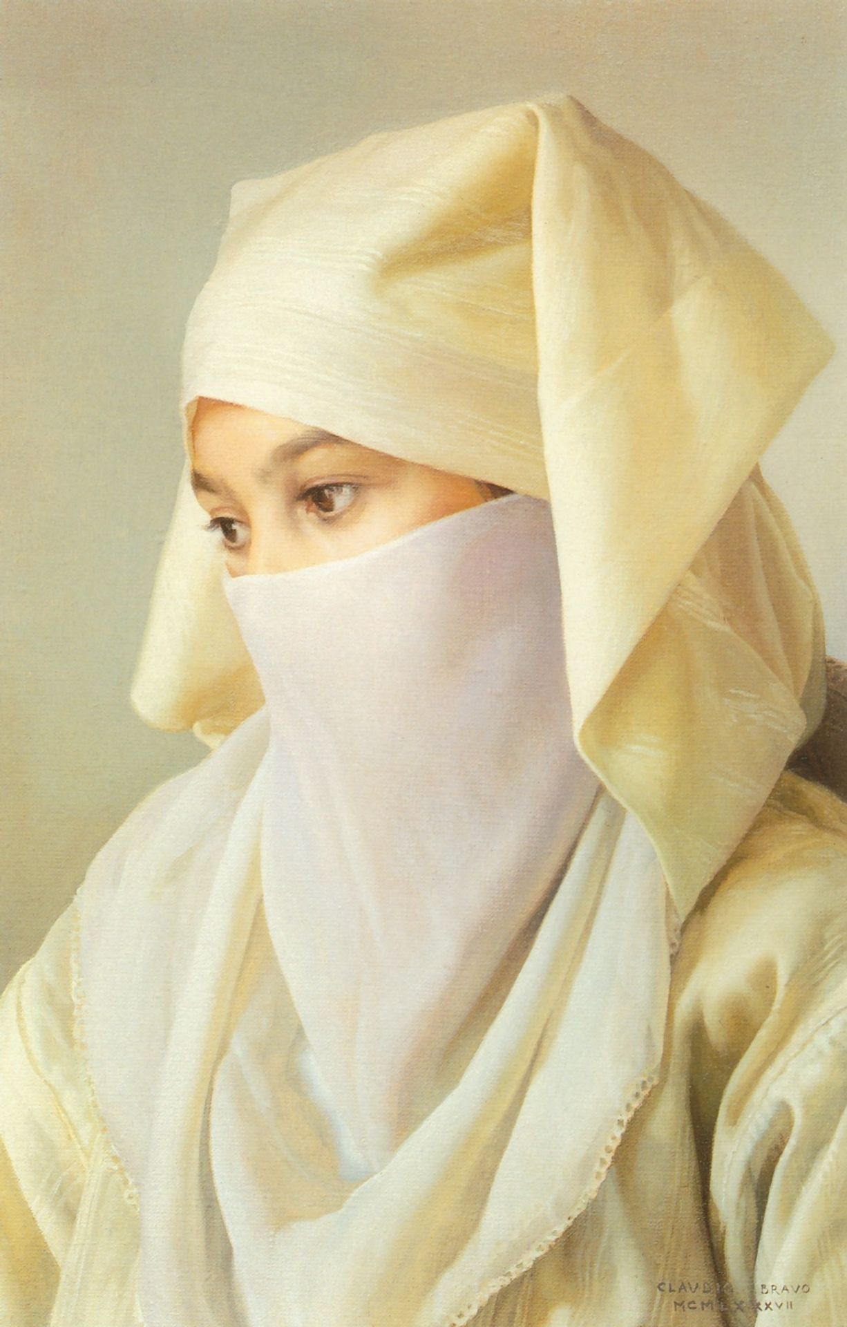The veil by Claudio Bravo
