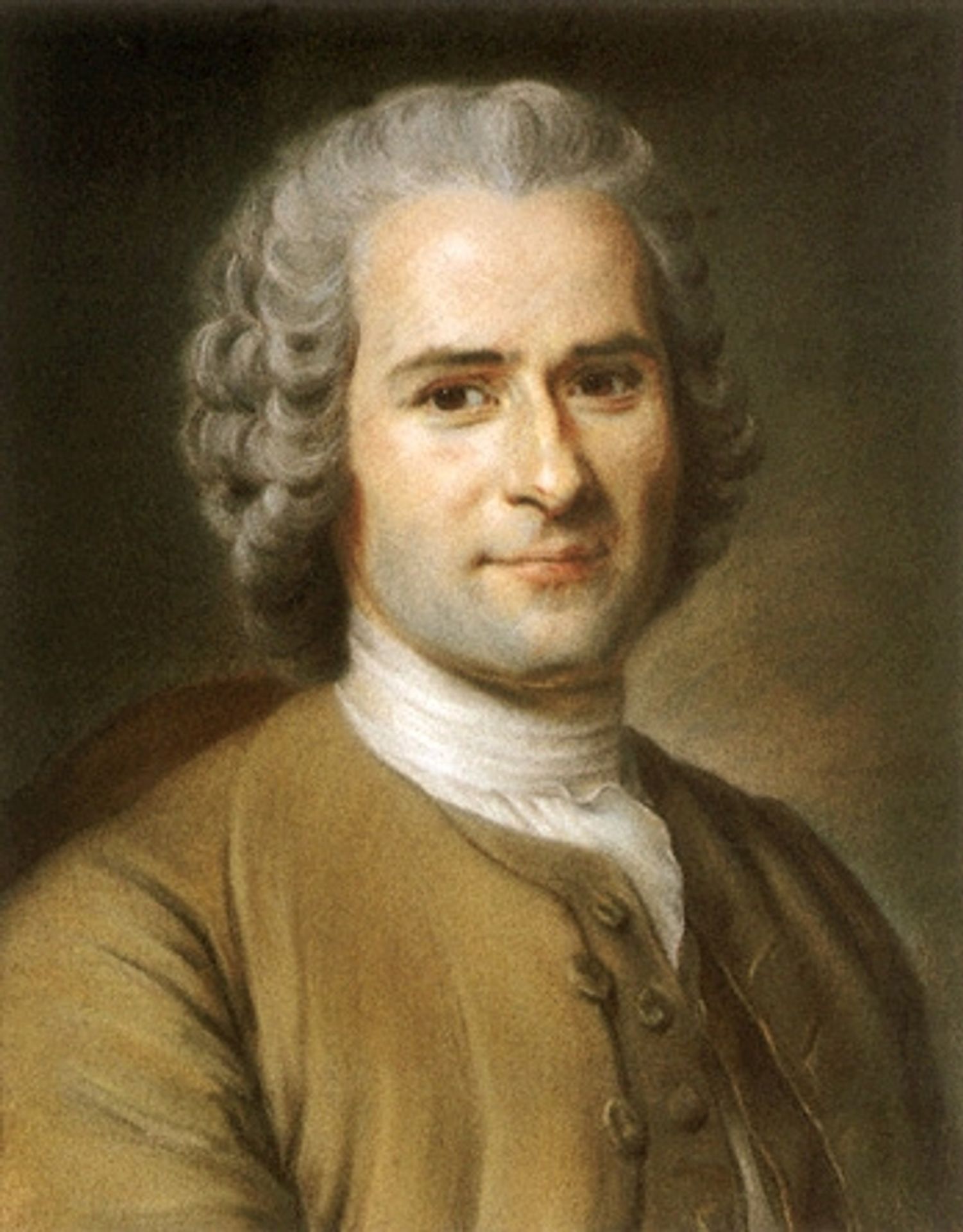 Portrait of Jean-Jacques Rousseau by Maurice Quentin de La Tour