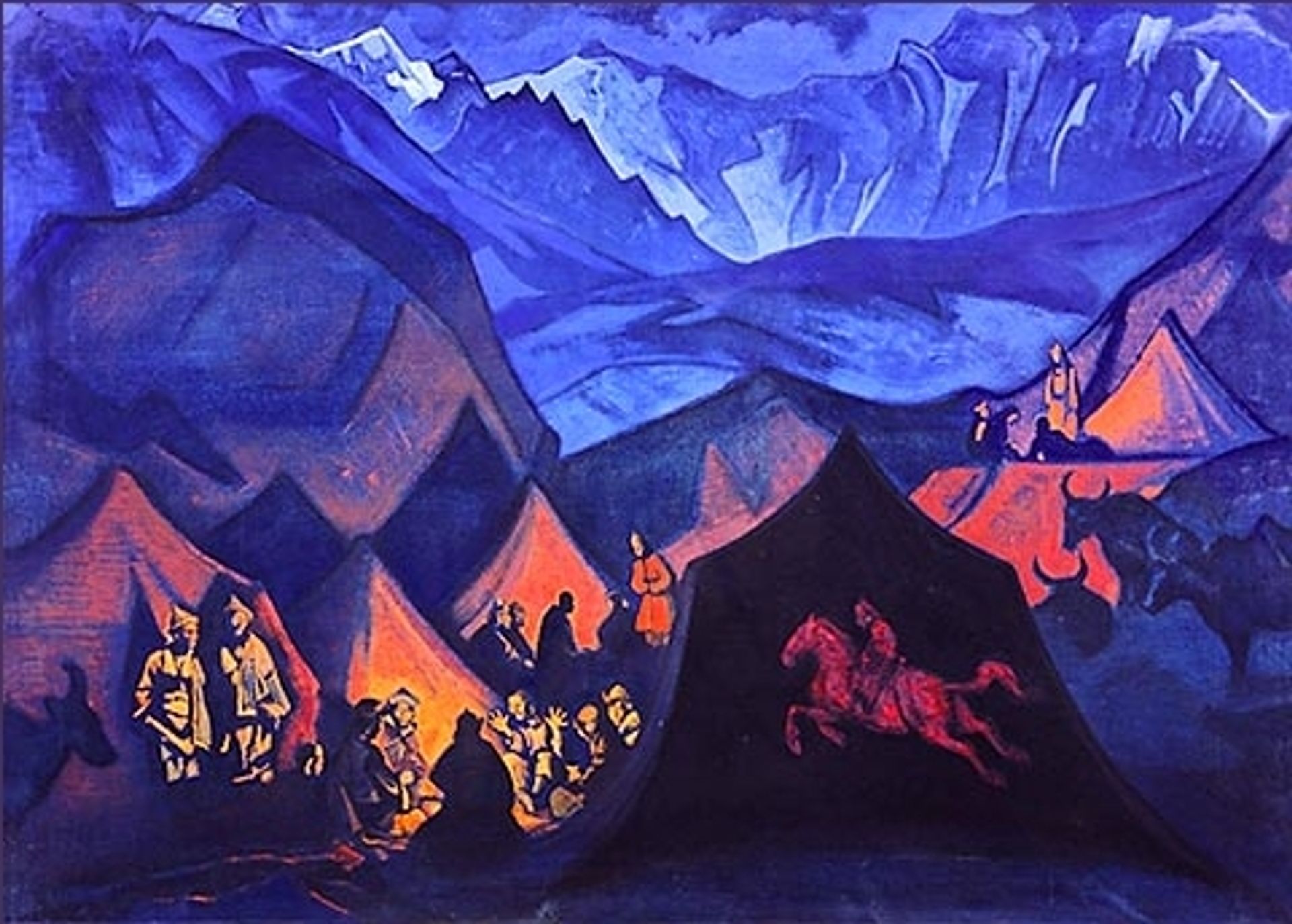 Whispers of Desert (Story about New Era) by Nicholas Roerich