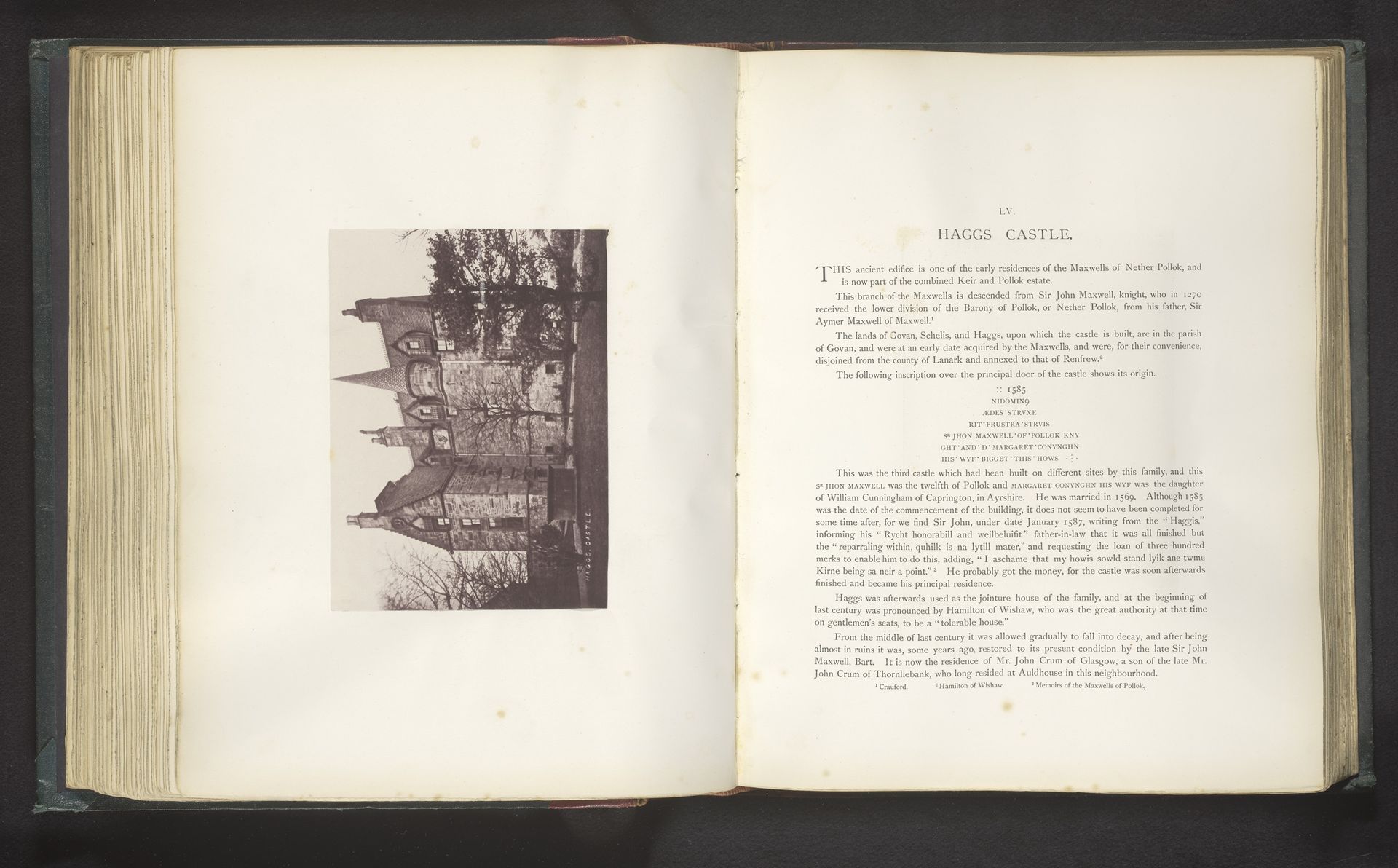 Haggs Castle by Thomas Annan