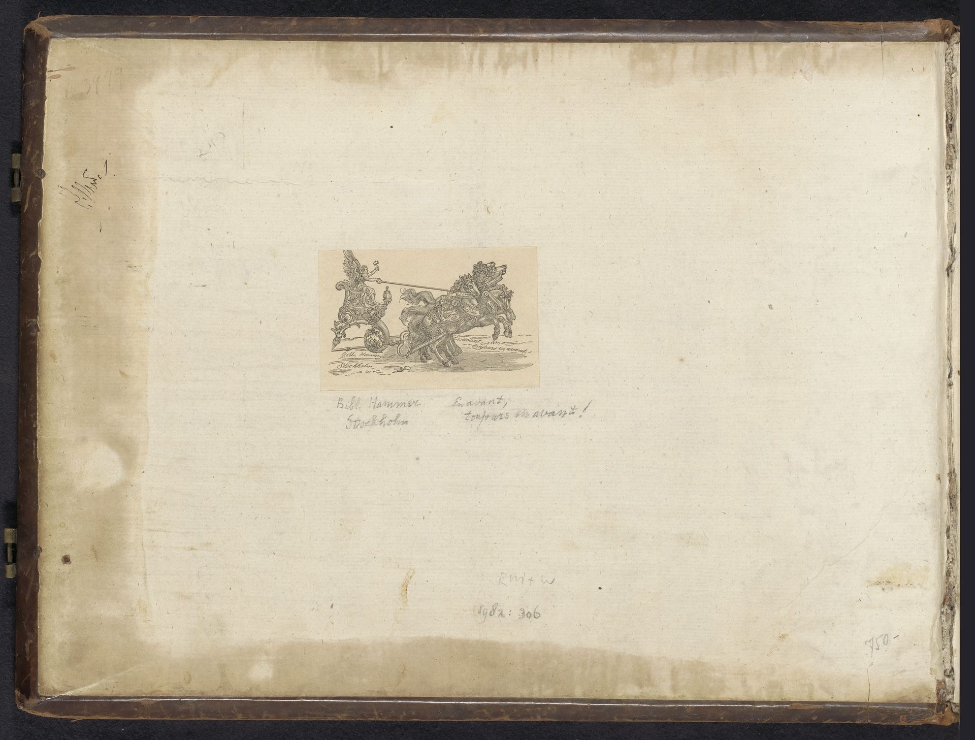 Ex libris van Christian Hammer, Stockholm by Anonymous
