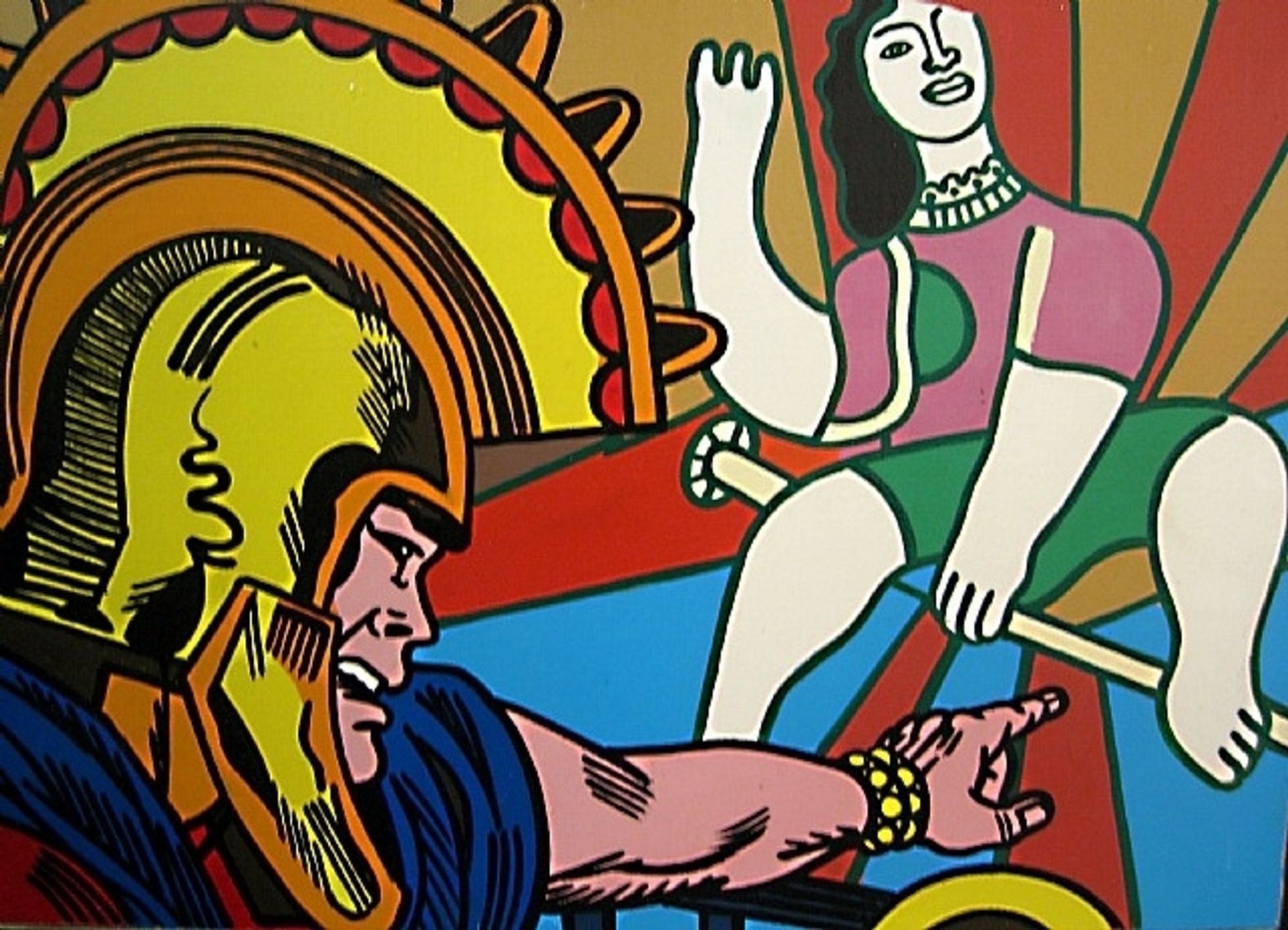 Hommage à Léger by Erro