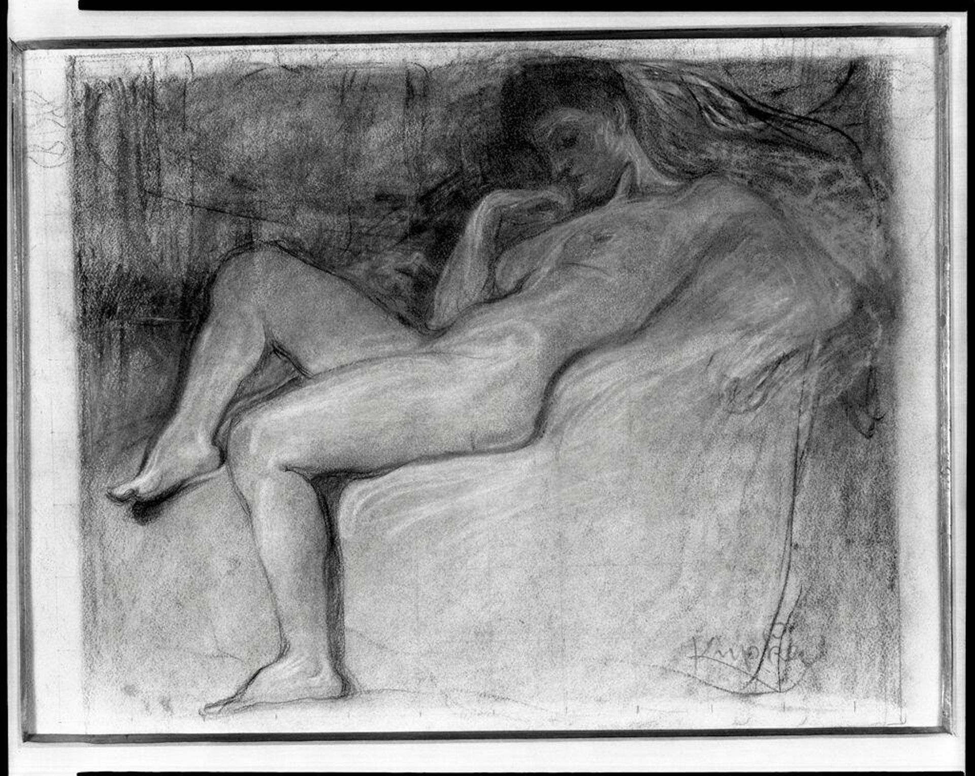 Study for "Planes by Colors, Large Nude" by FrantiÅ¡ek Kupka