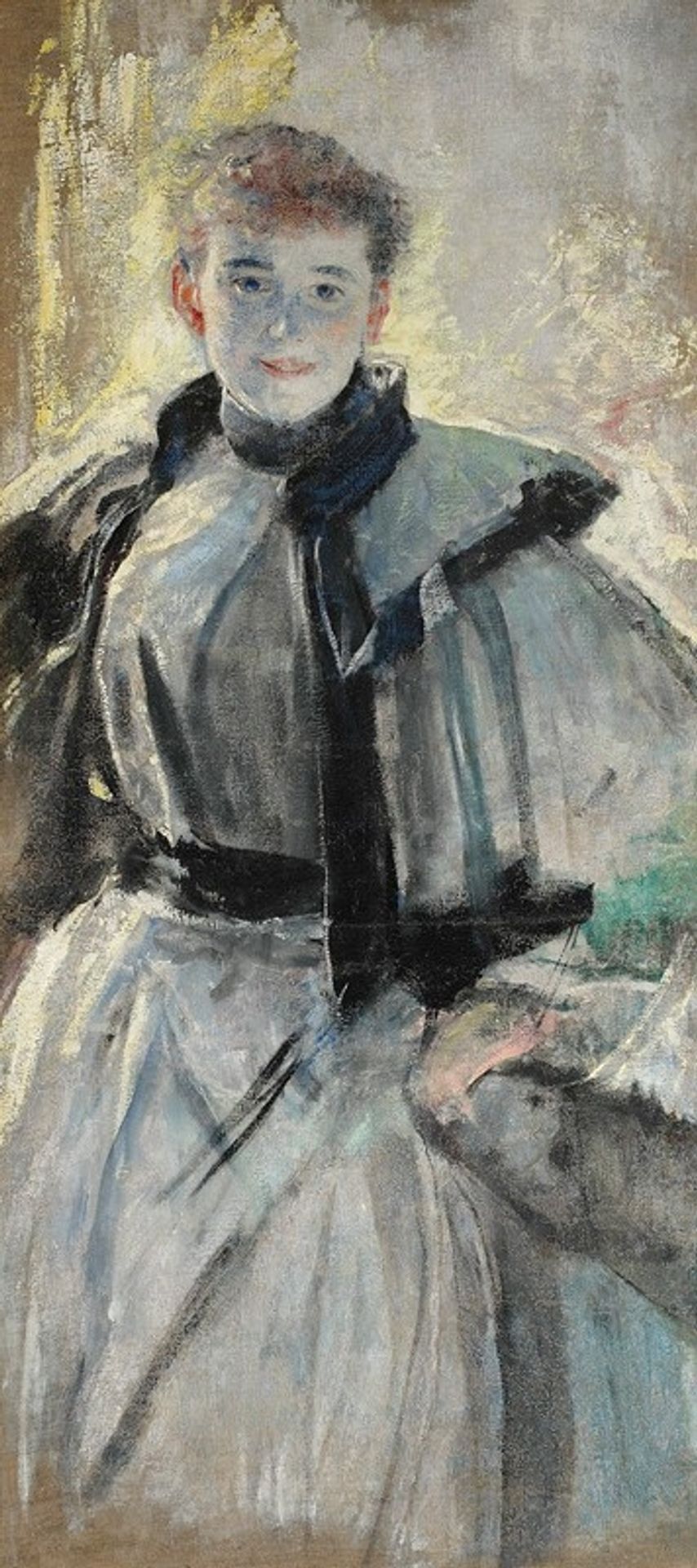 Portrait of Wanda Kossuth by Leon Wyczółkowski