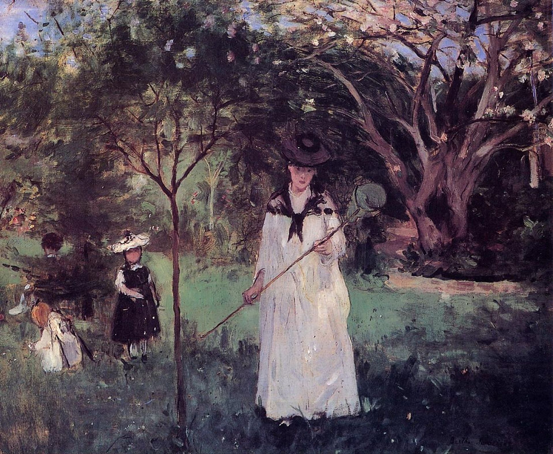 The Butterfly Hunt by Berthe Morisot