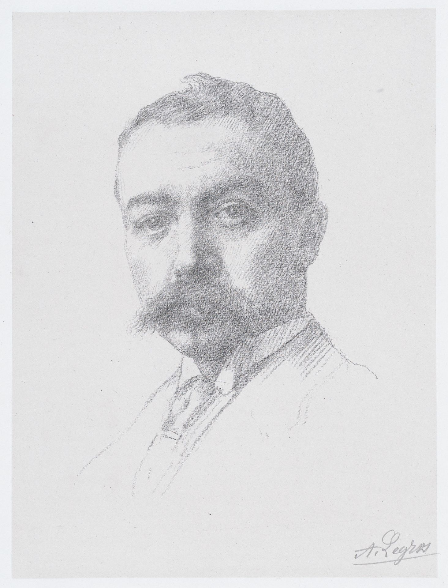 Portrait of Edward D. Adams by Alphonse Legros