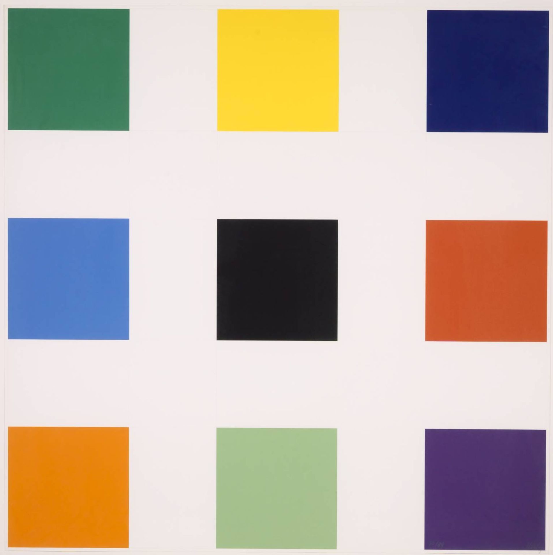 Nine Squares by Ellsworth Kelly