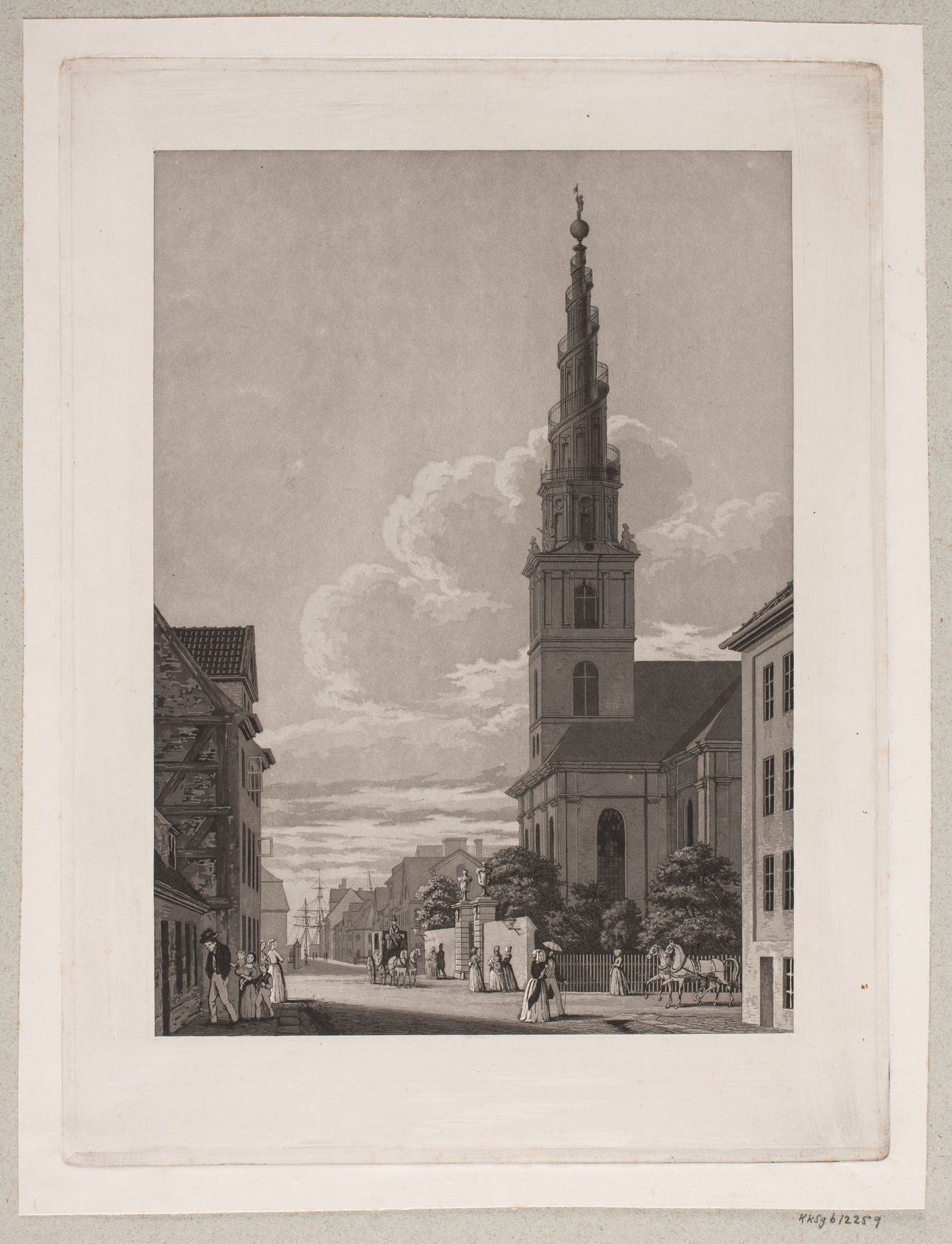 Vor Frelser Kirke på Christianshavn by Jens Peter Lund