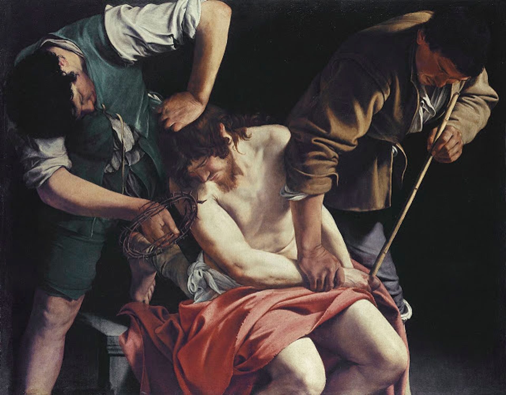 Christ crowned with Thorns by Orazio Gentileschi