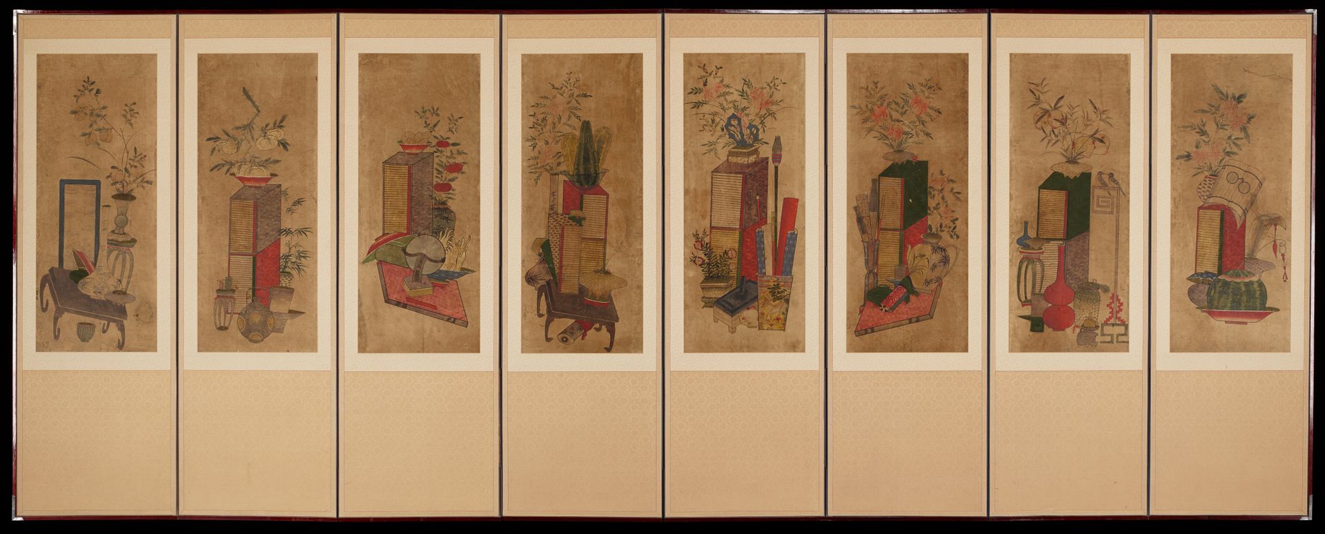 Books and Scholar’s Objects (Chaekgeori) by Anonymous