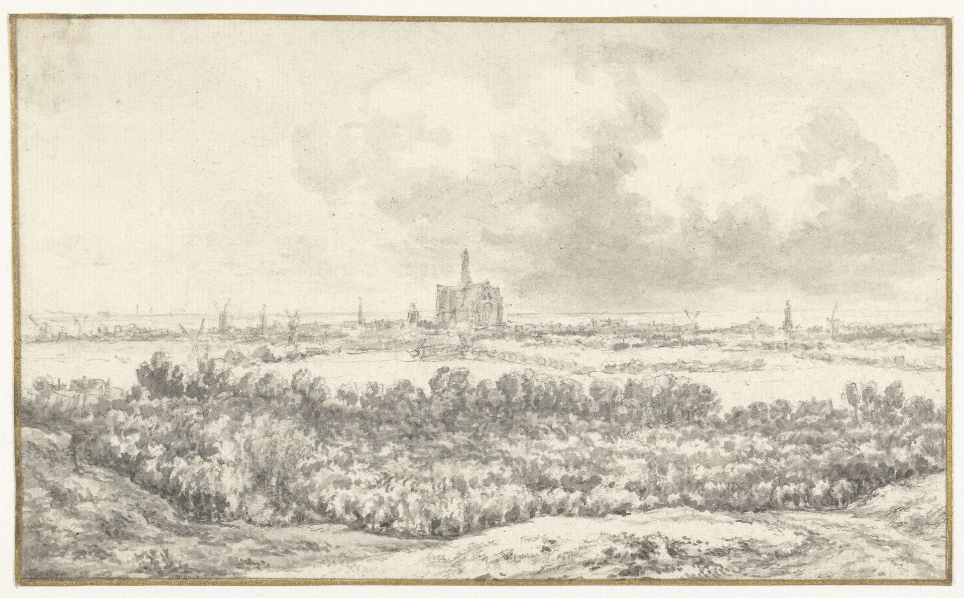 Landscape with a View of Haarlem, Seen from the West by Jacob van Ruisdael
