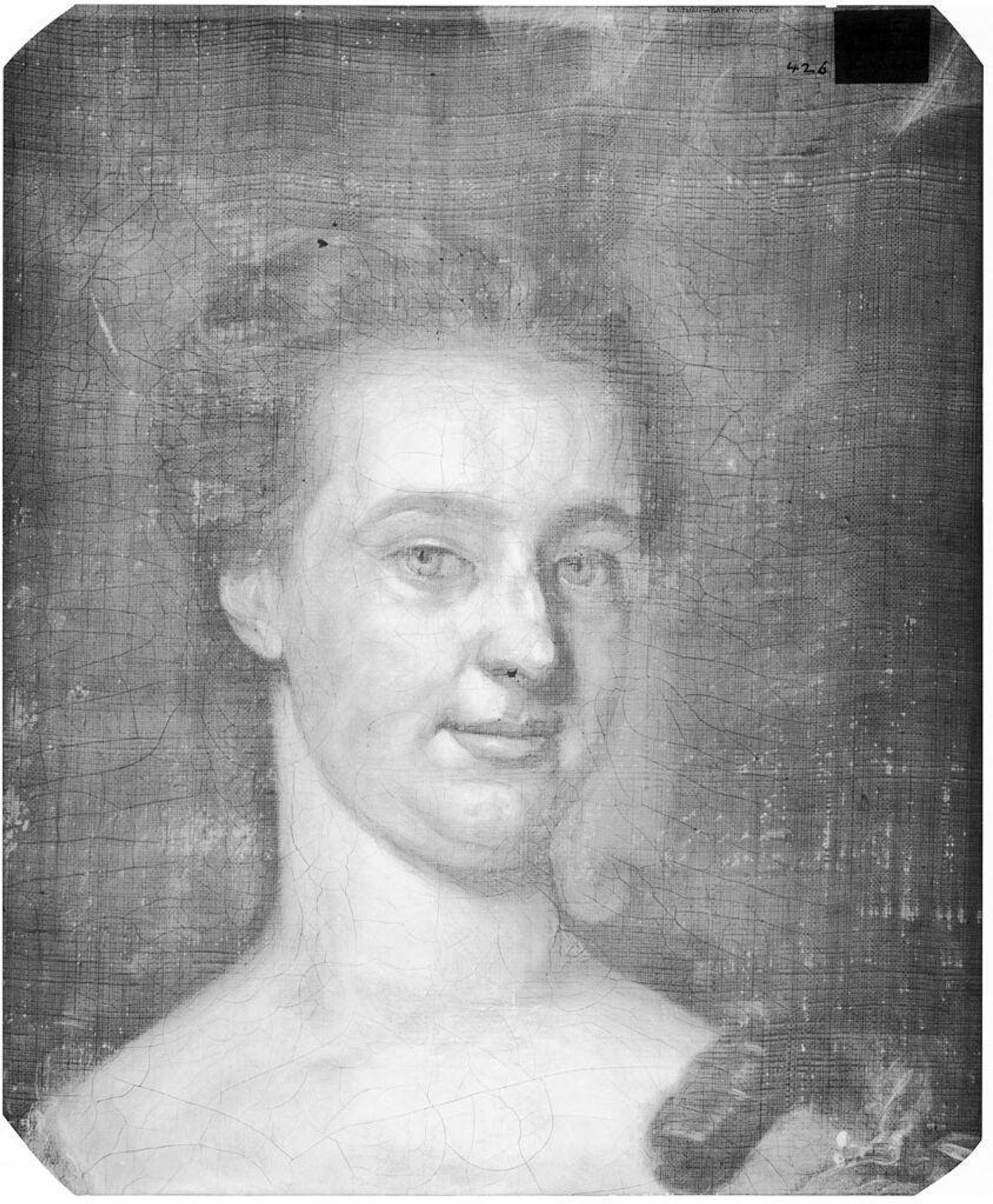 X-radiograph(s) of "Ann Gardiner" by Artist of original: John Singleton Copley