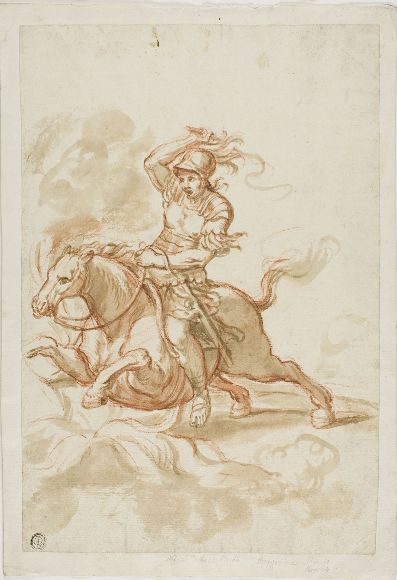 Marcus Curtius Pluging into the Abyss by Anonymous